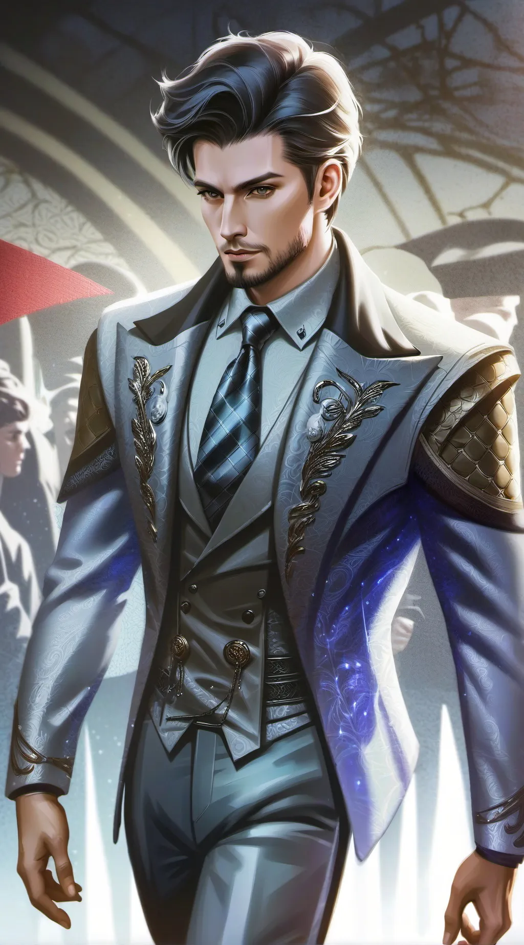 ai character: Luna background