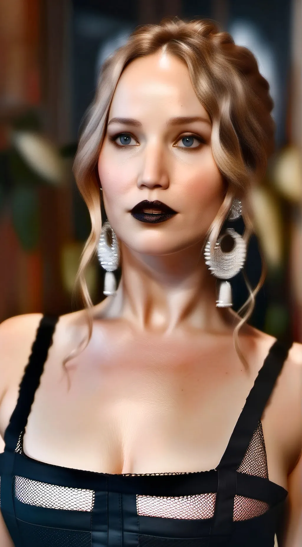 ai character: Jennifer, Goth  background