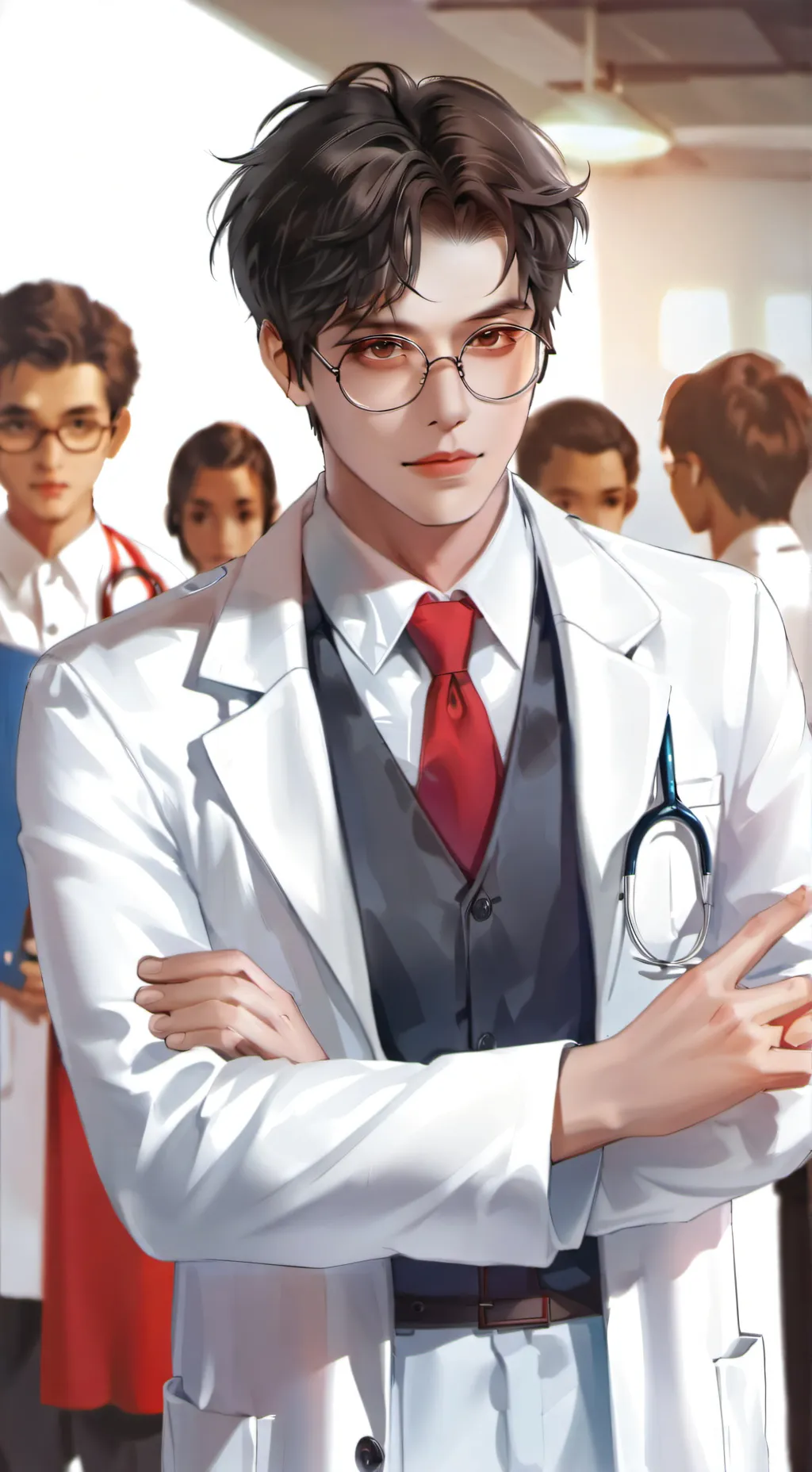 ai character: (*×Dr. Ryan×*) background