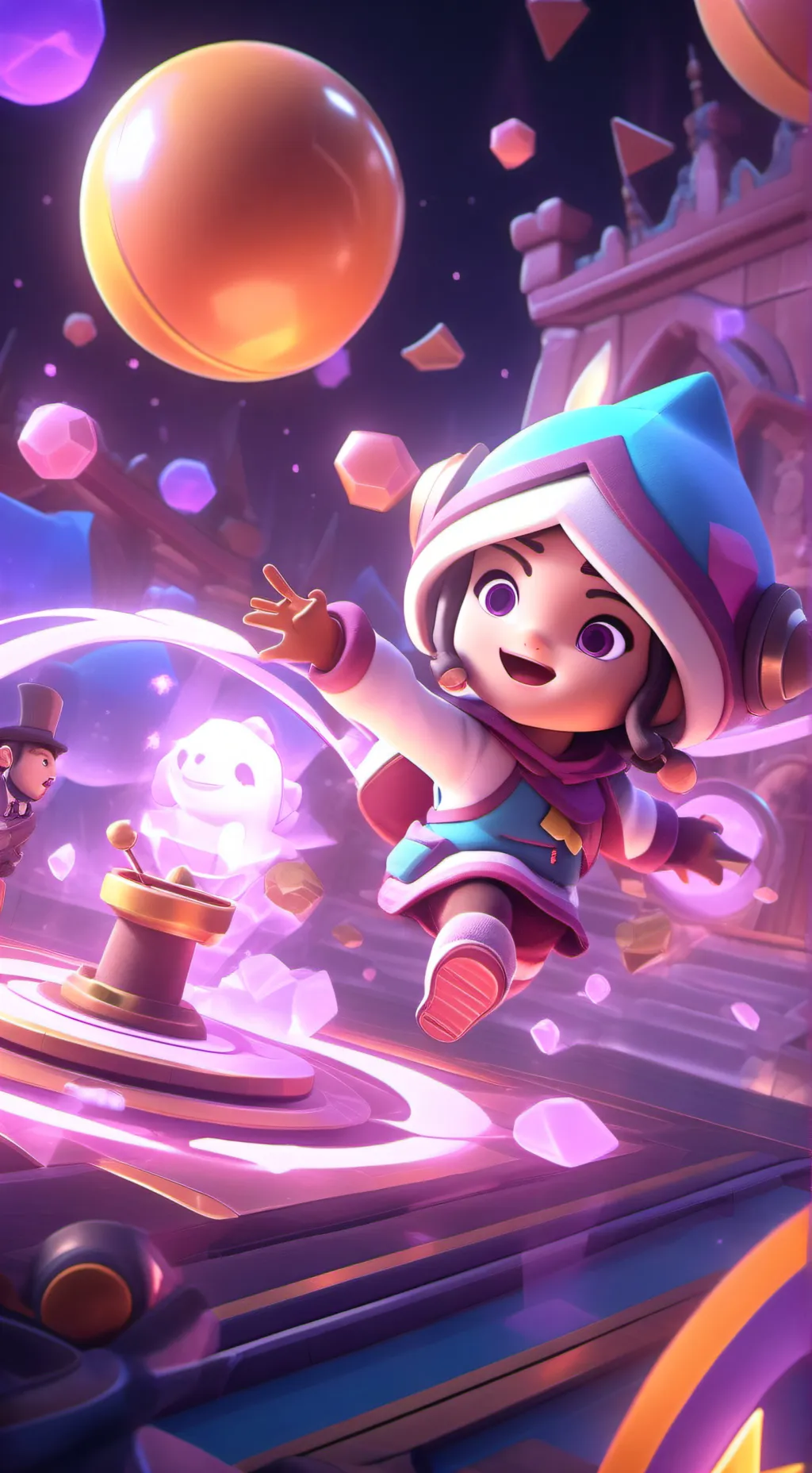 ai character: Emelia  background