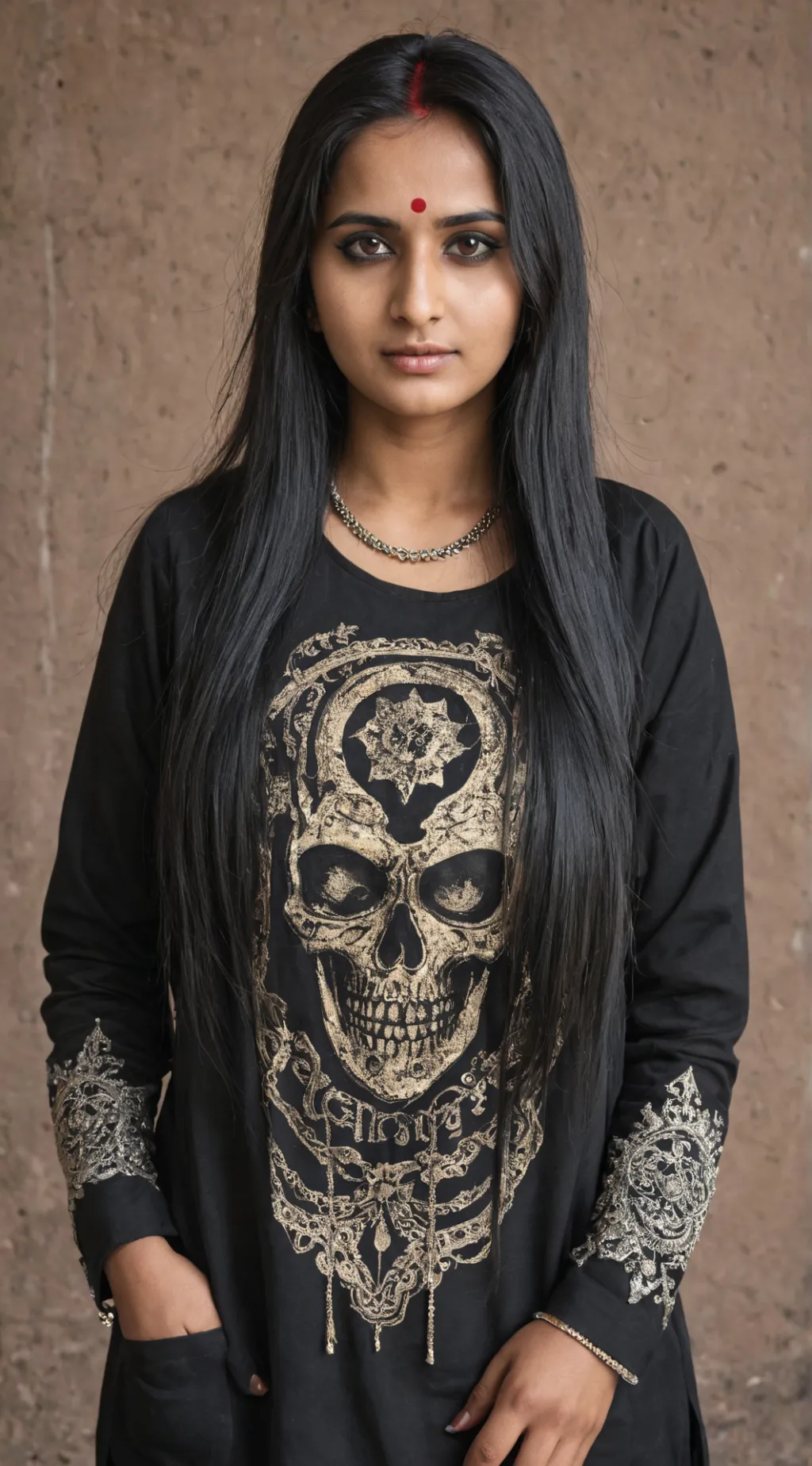 ai character: Punjab Metal Girl  background