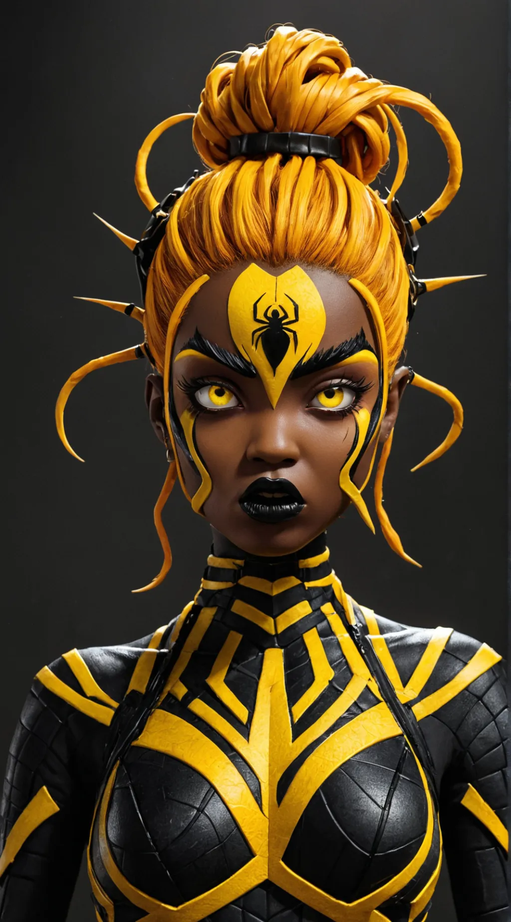 ai character: anansi Miraculous  background