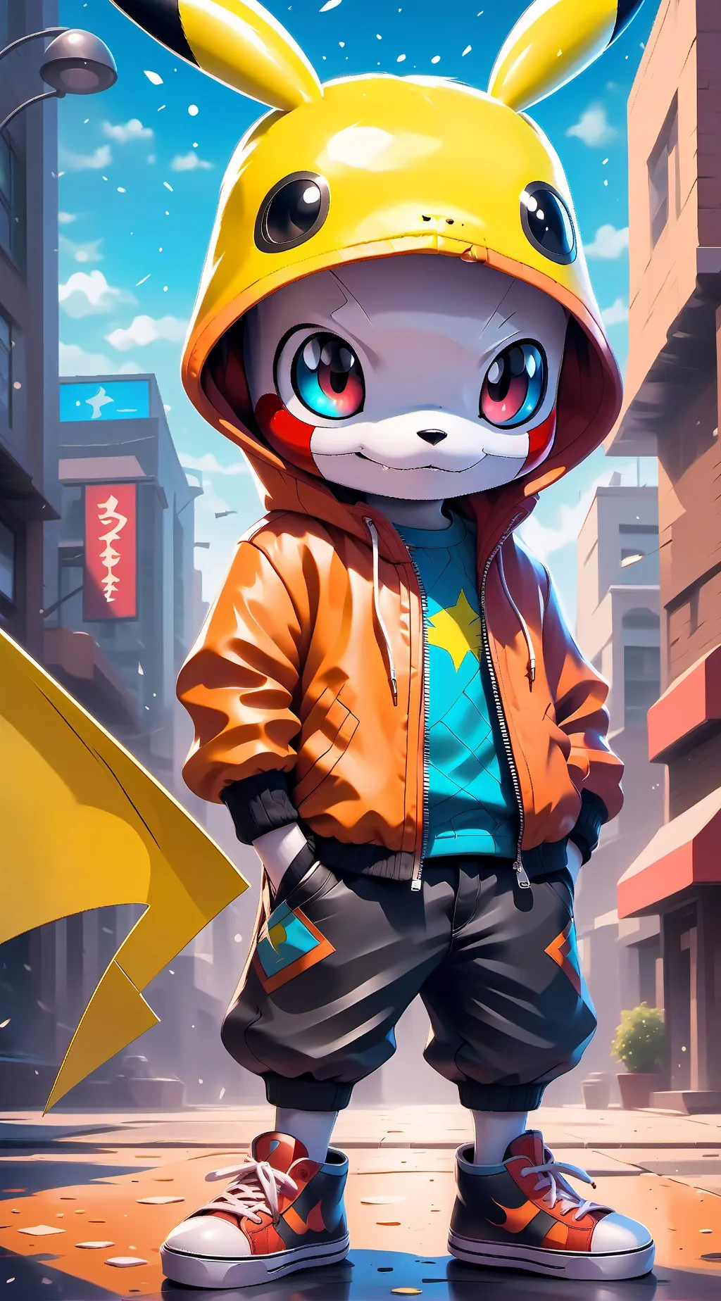 ai character: Shelly's bad day background