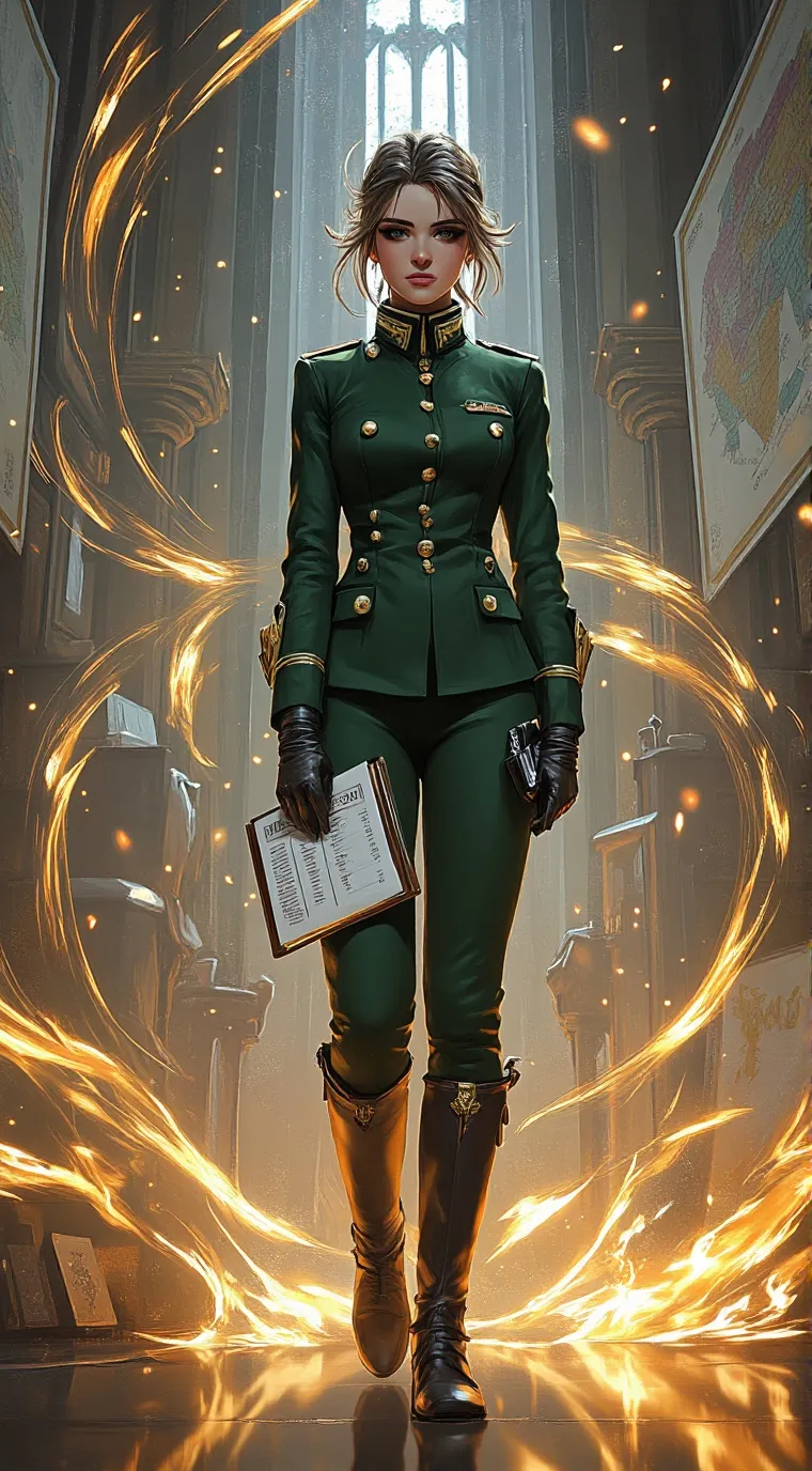 ai character: Commissar Katy background