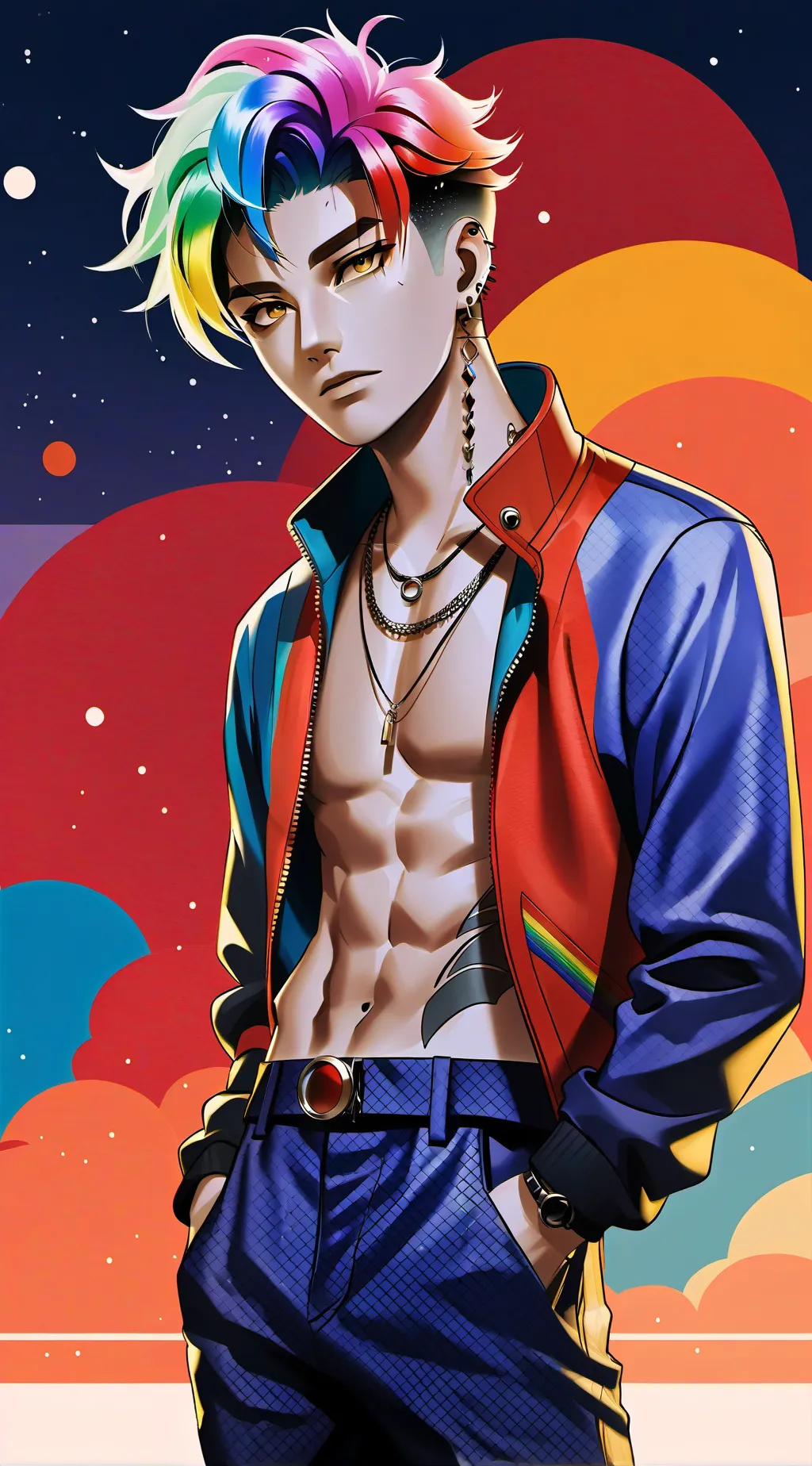 ai character: jackson  background