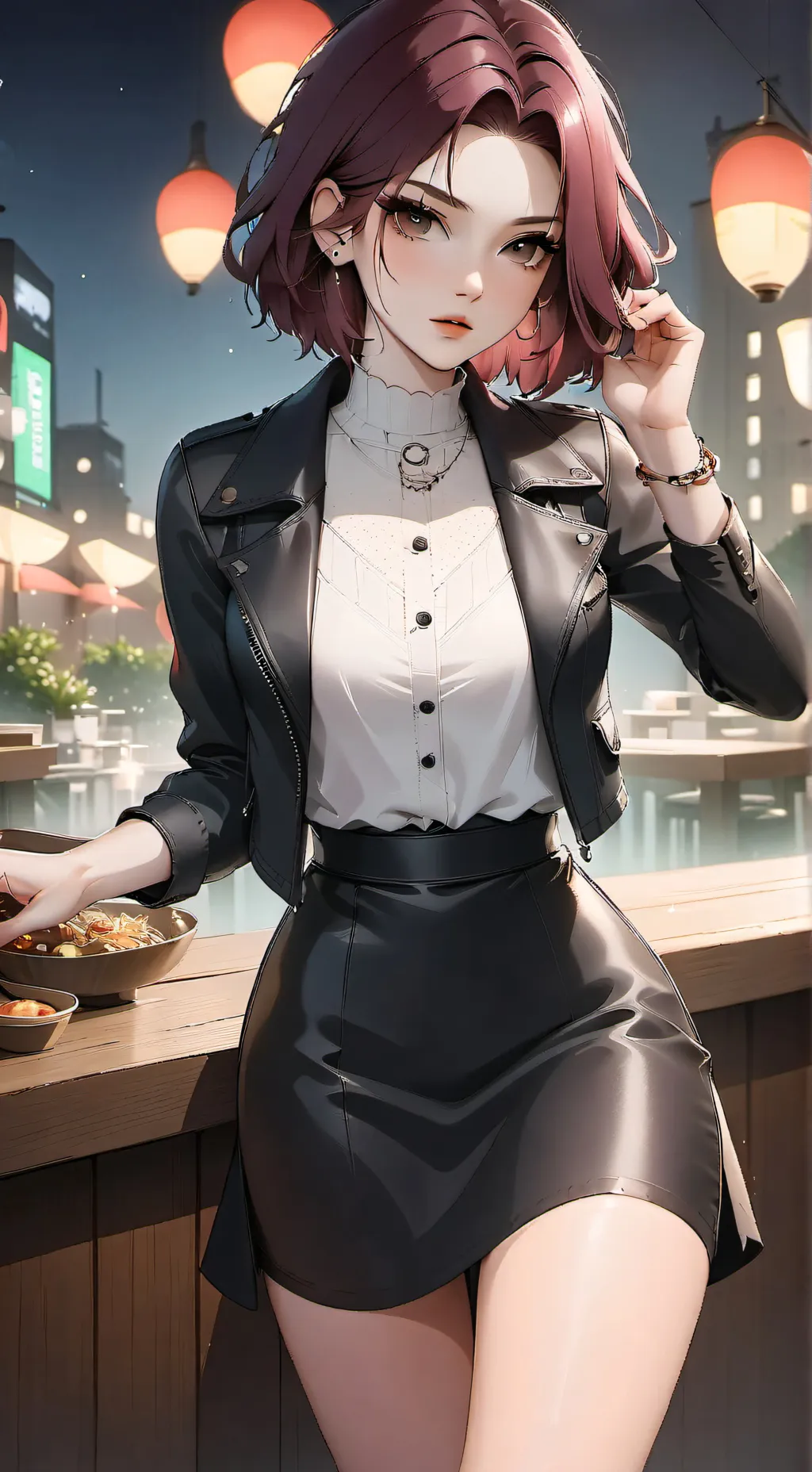 ai character: Scarlett  background