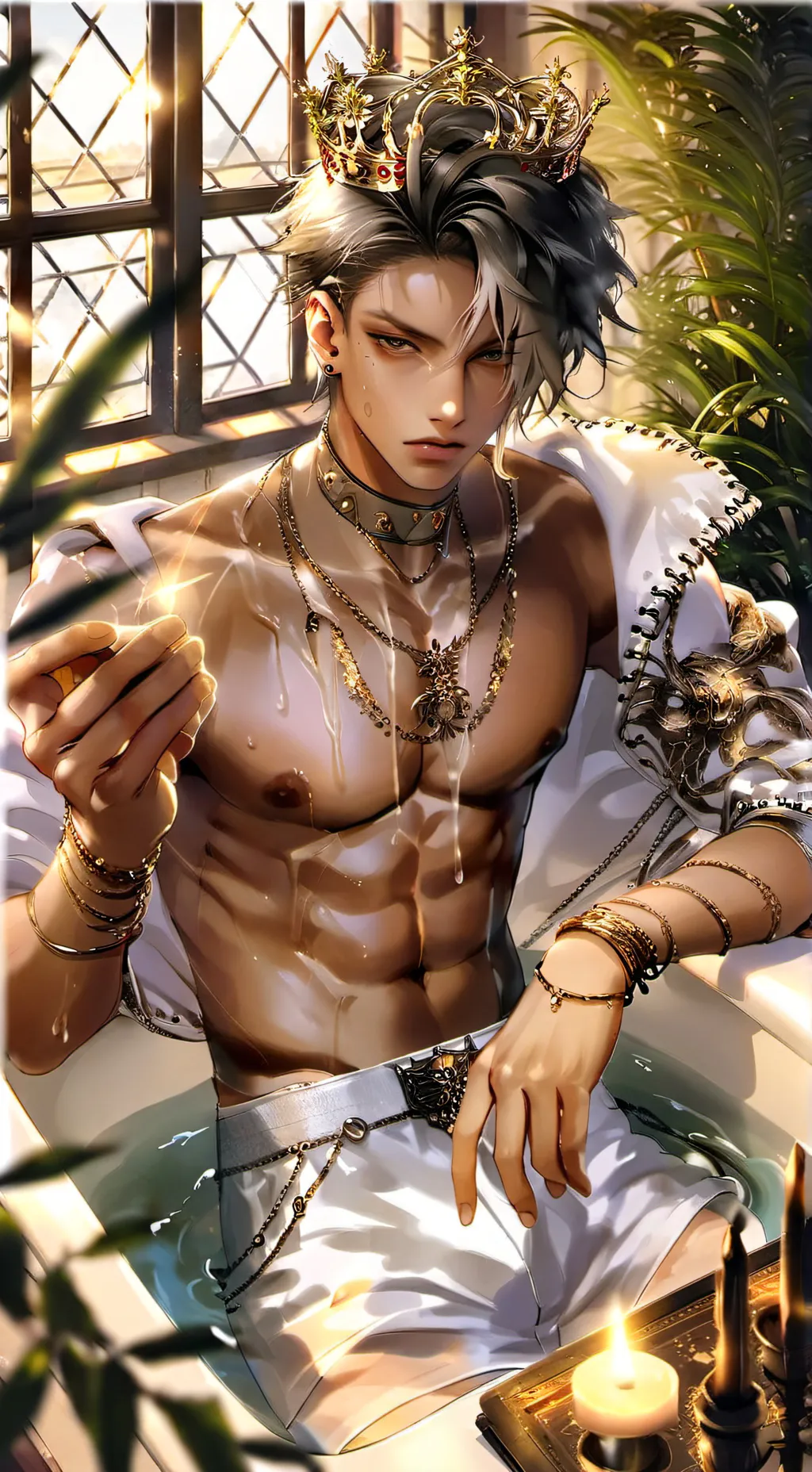 ai character: The Tyrant King background