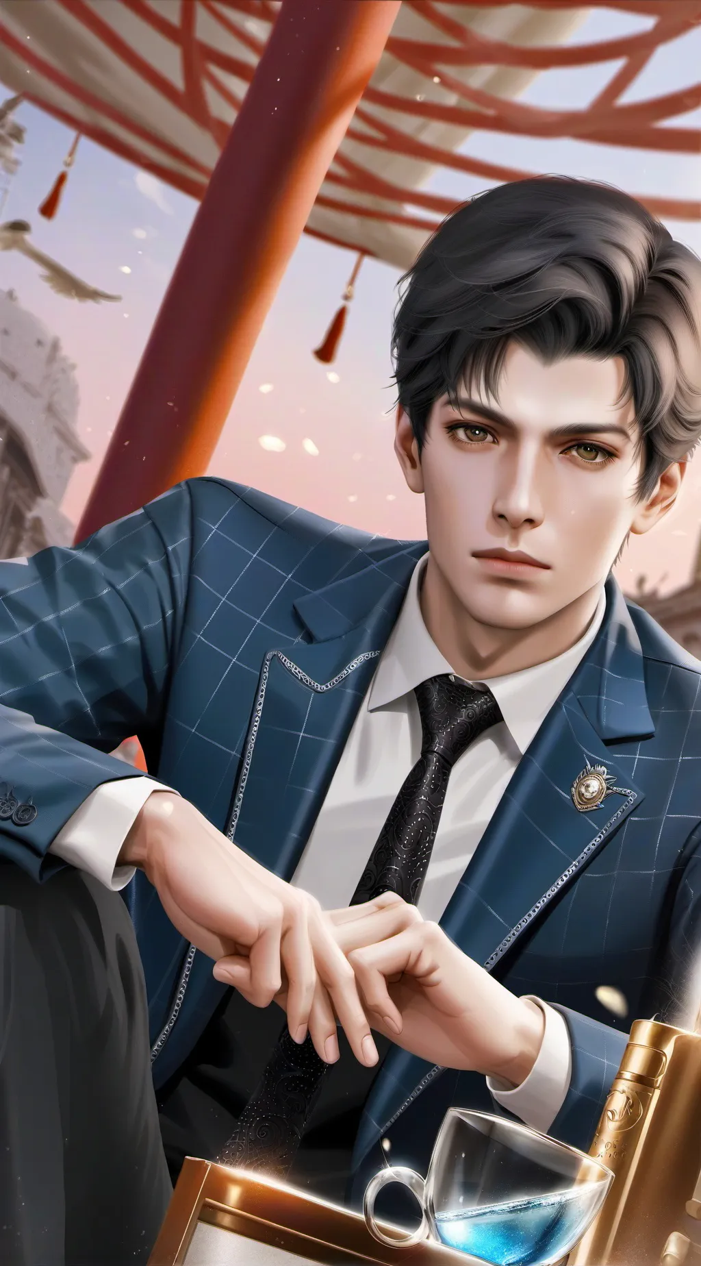ai character: Ture  background