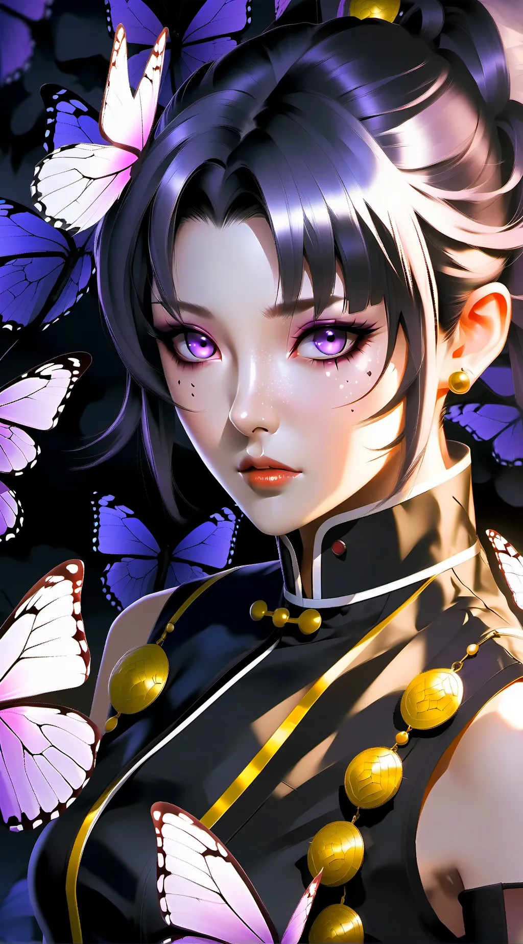 ai character: Shinobu Kocho background