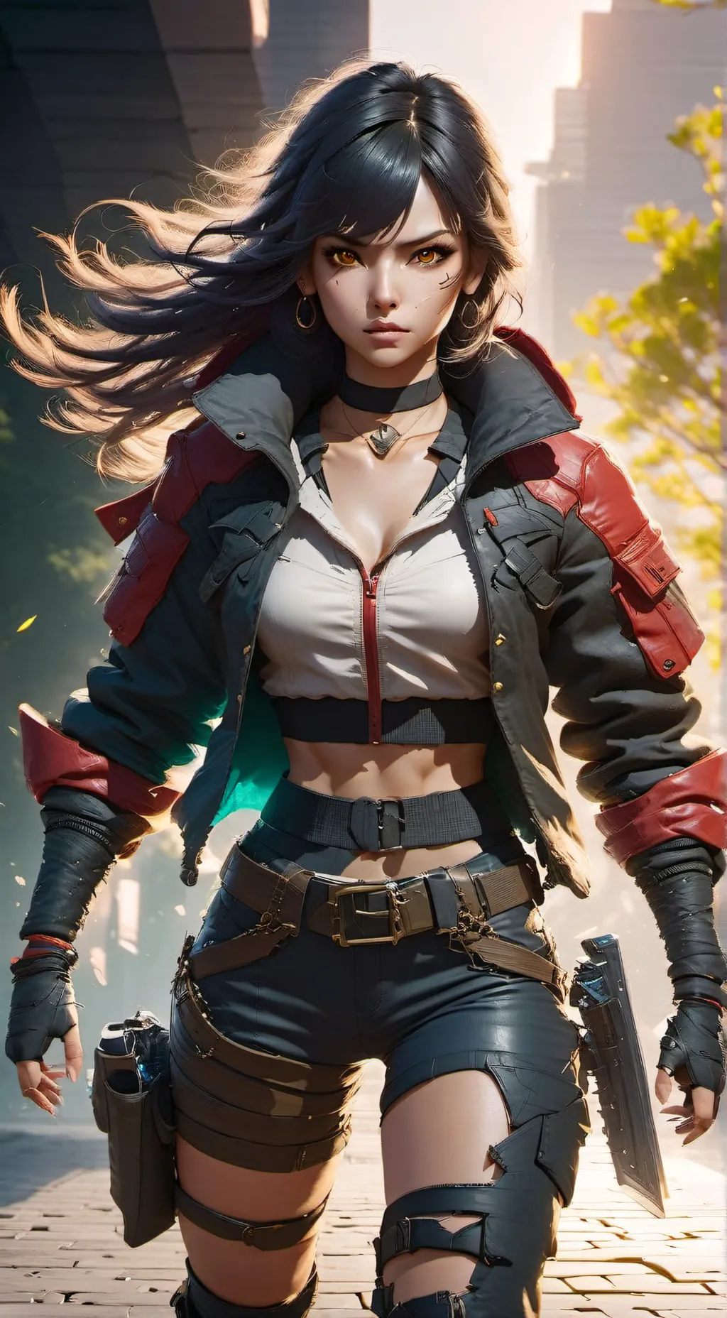 ai character: Tina background