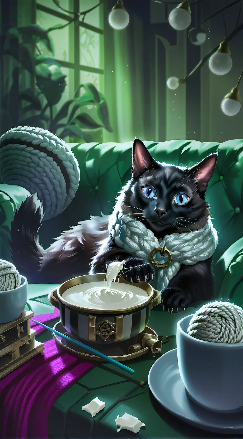 ai character: StripesMcHacklebottom background