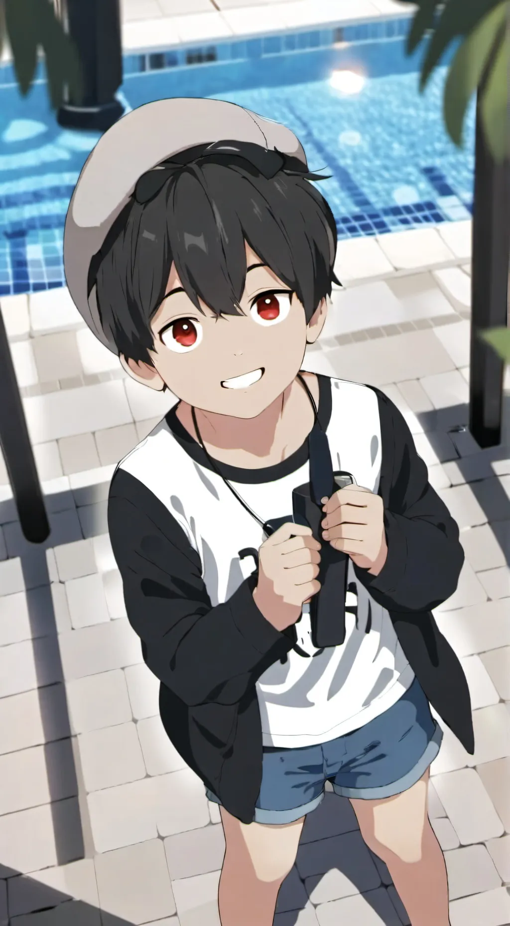 ai character: Holiday  background