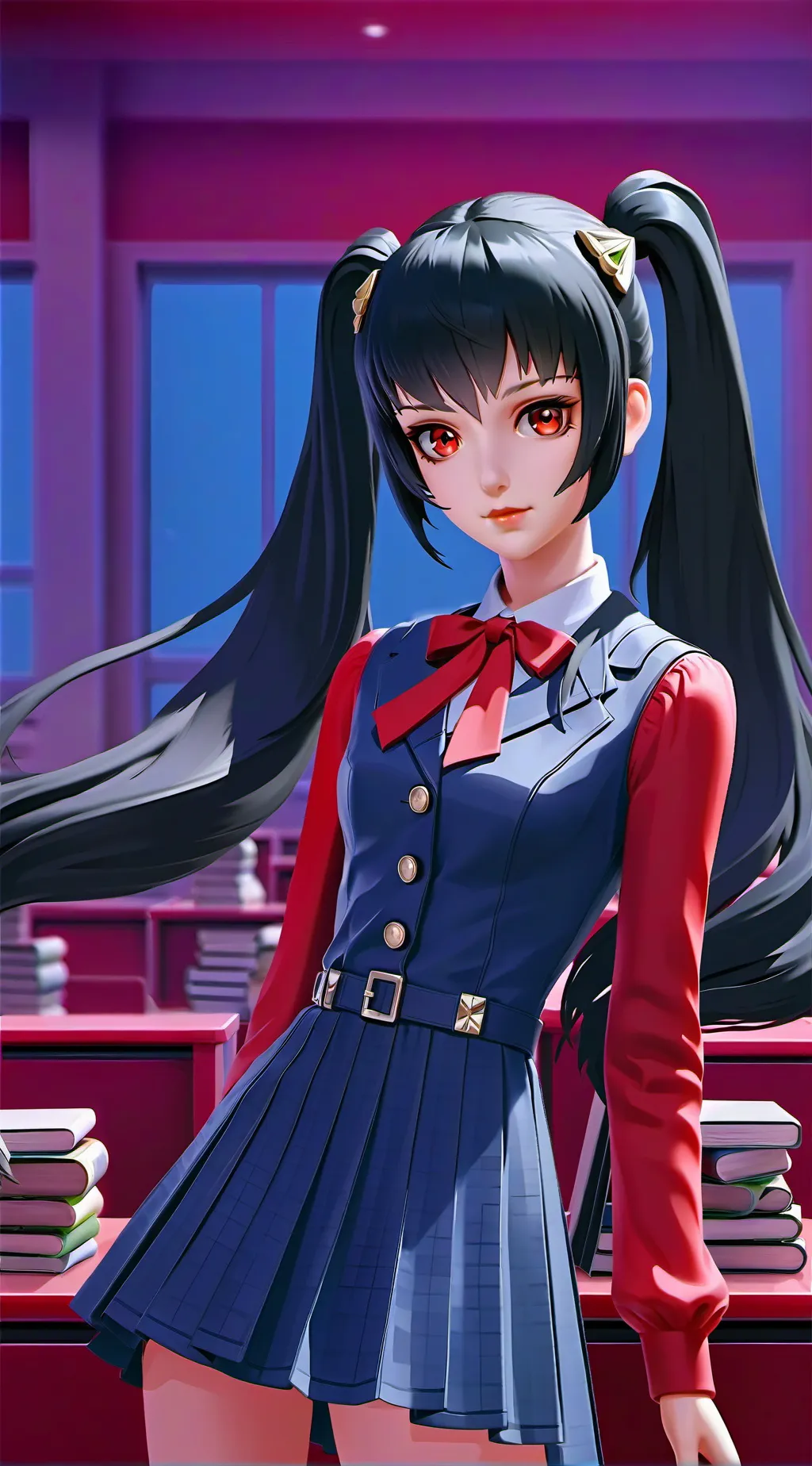ai character: Kaguya Shinomiya background