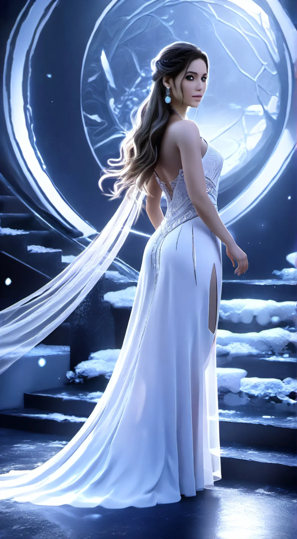 ai character: Luna background