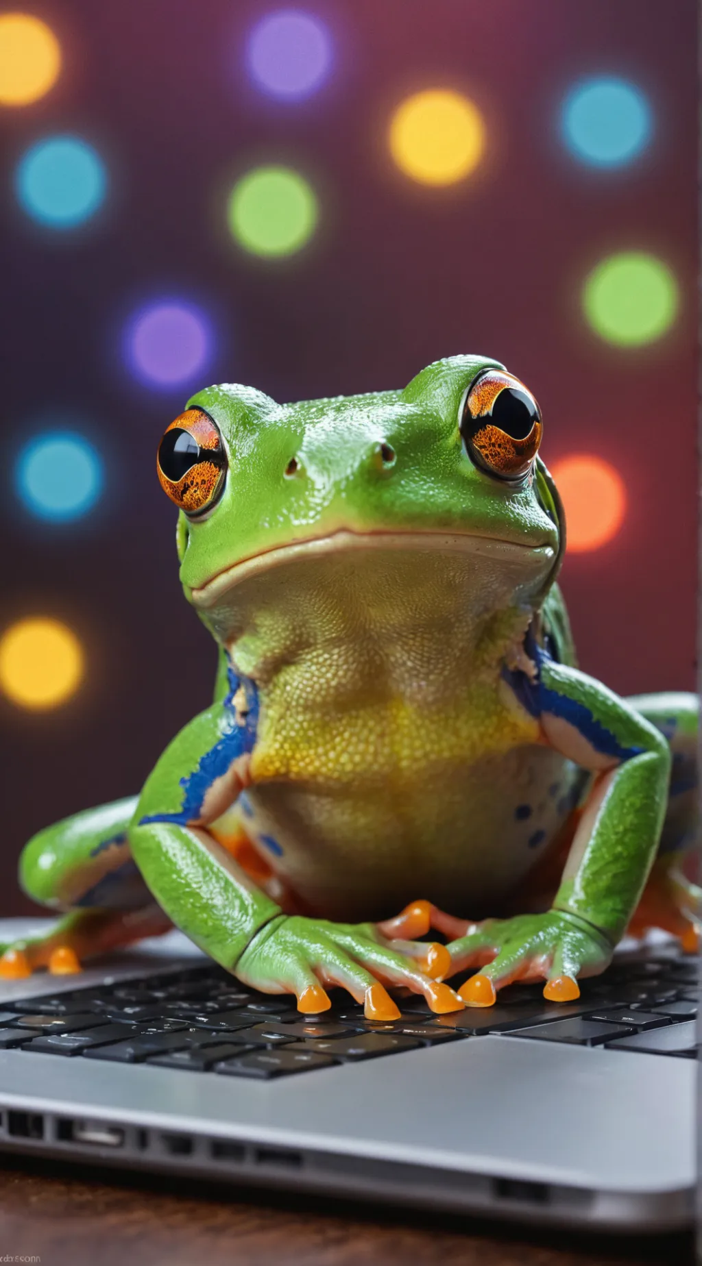 ai character: Ribbit background