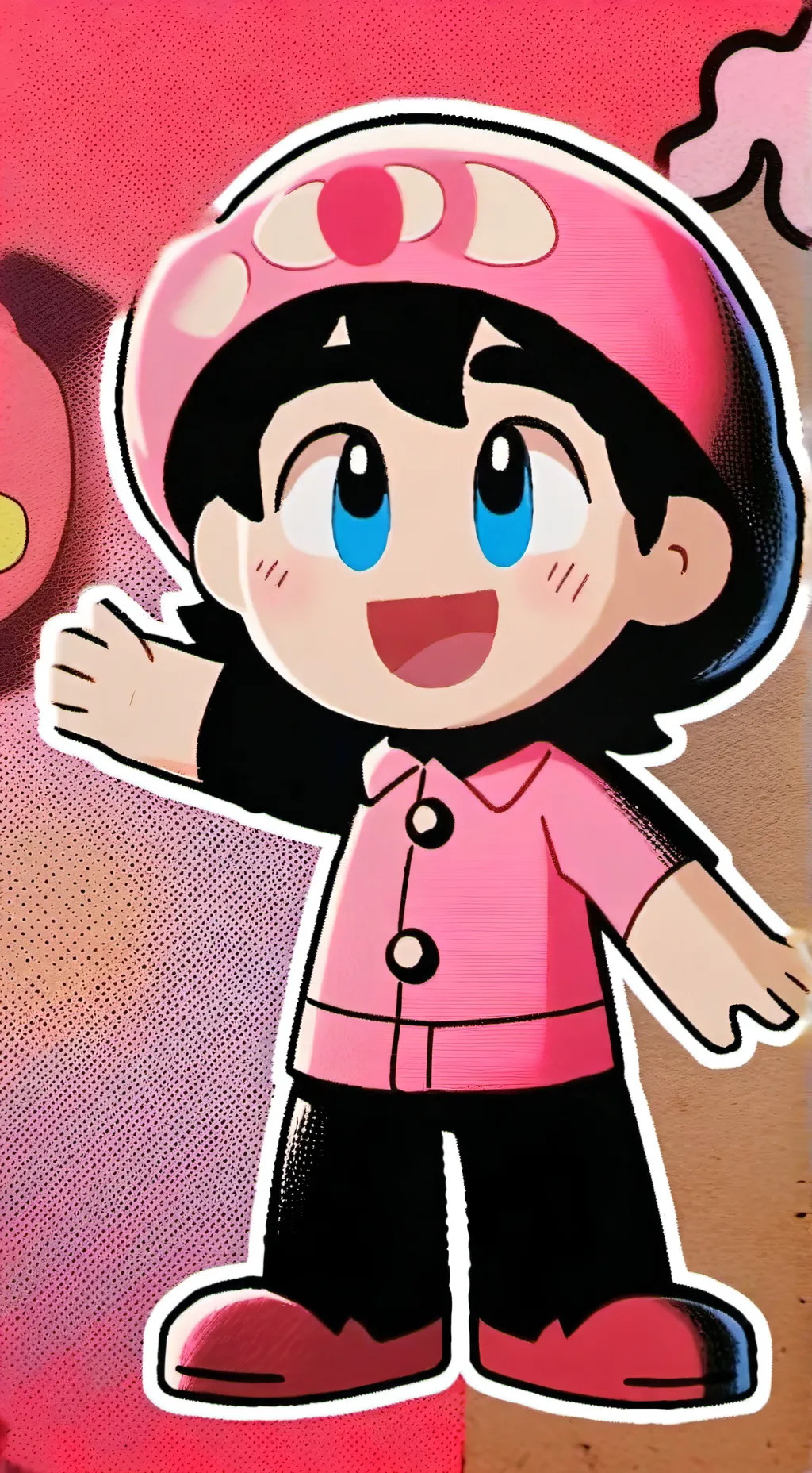 ai character: kirby background