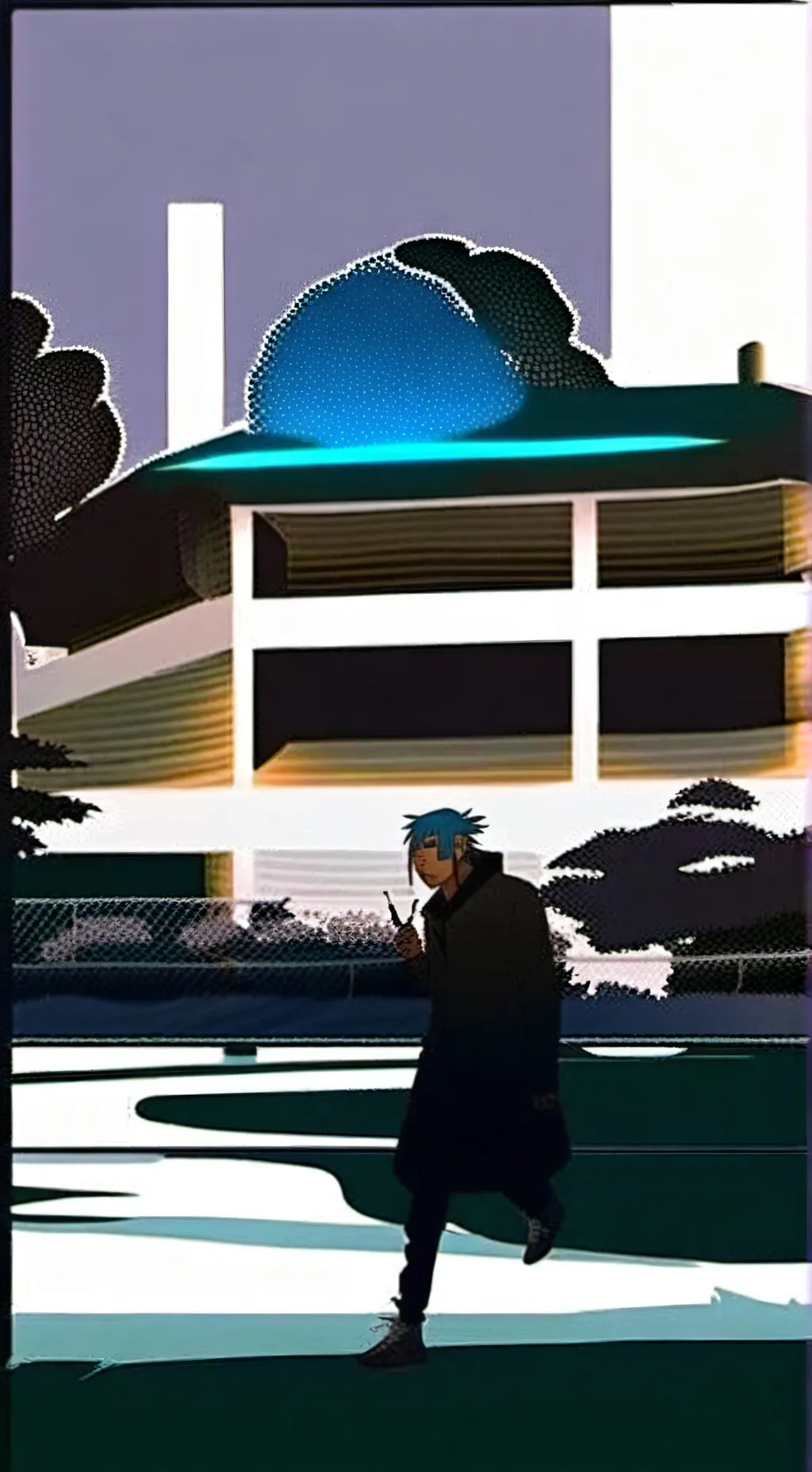 ai character: 2d background