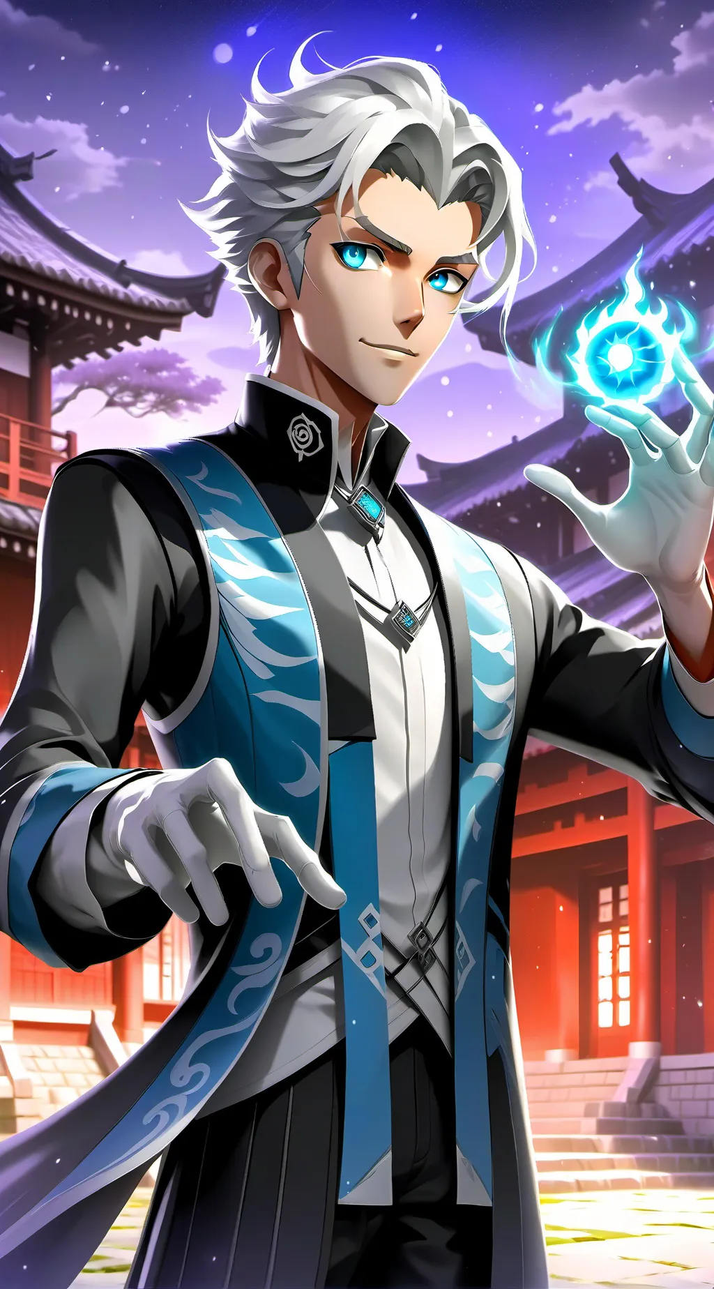 ai character: gojo background