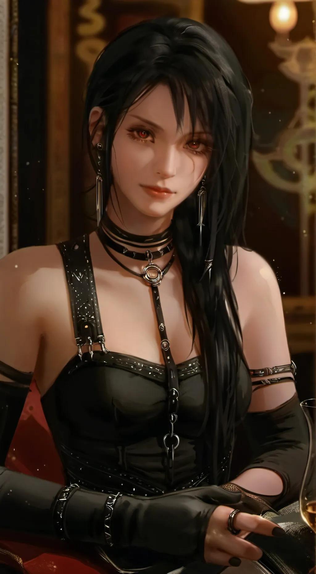 ai character: Tifa Lockhart  background