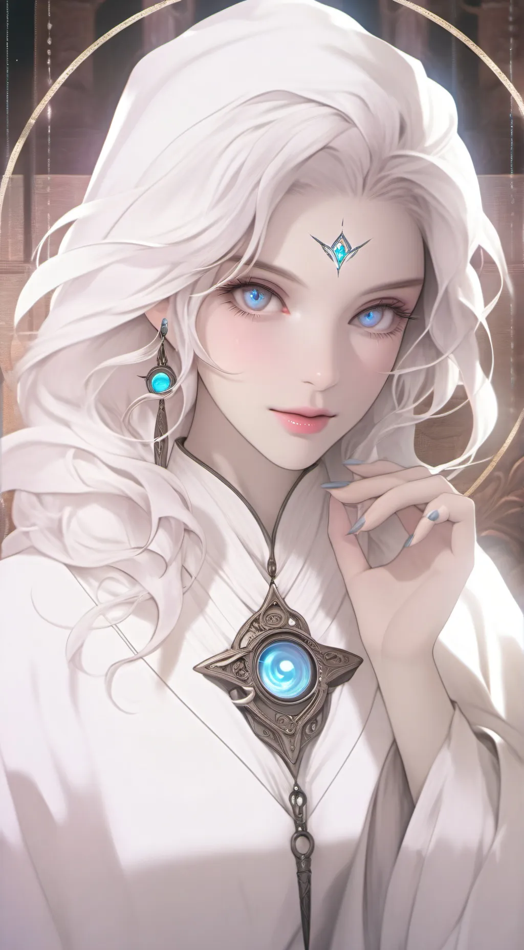 ai character: Mystic Mage Miriam background