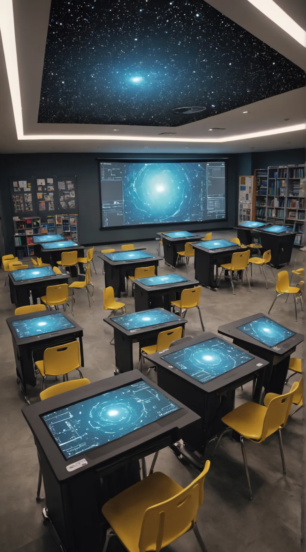 ai character: Classroom background