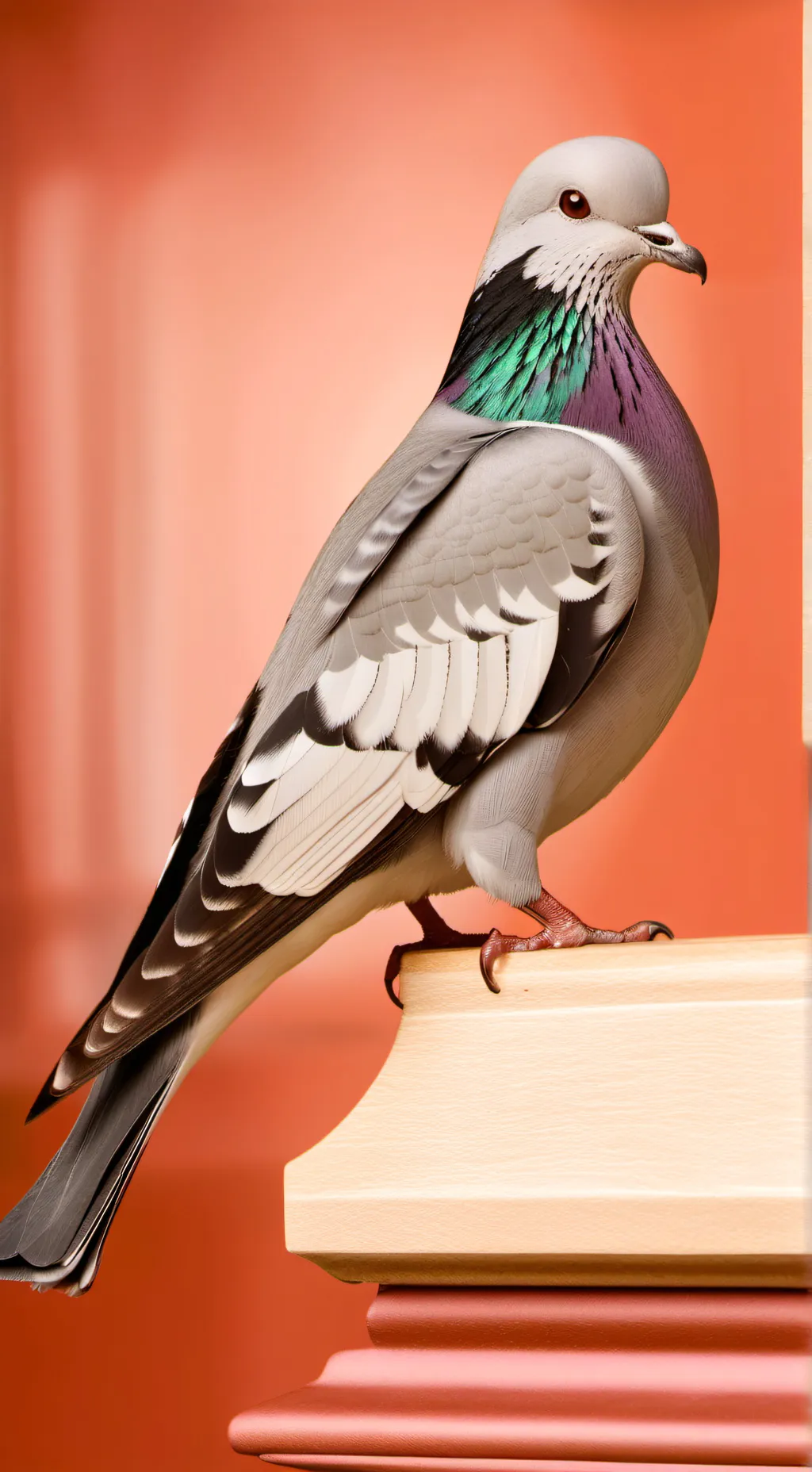 ai character: PIGEON 🐦 ARMY background