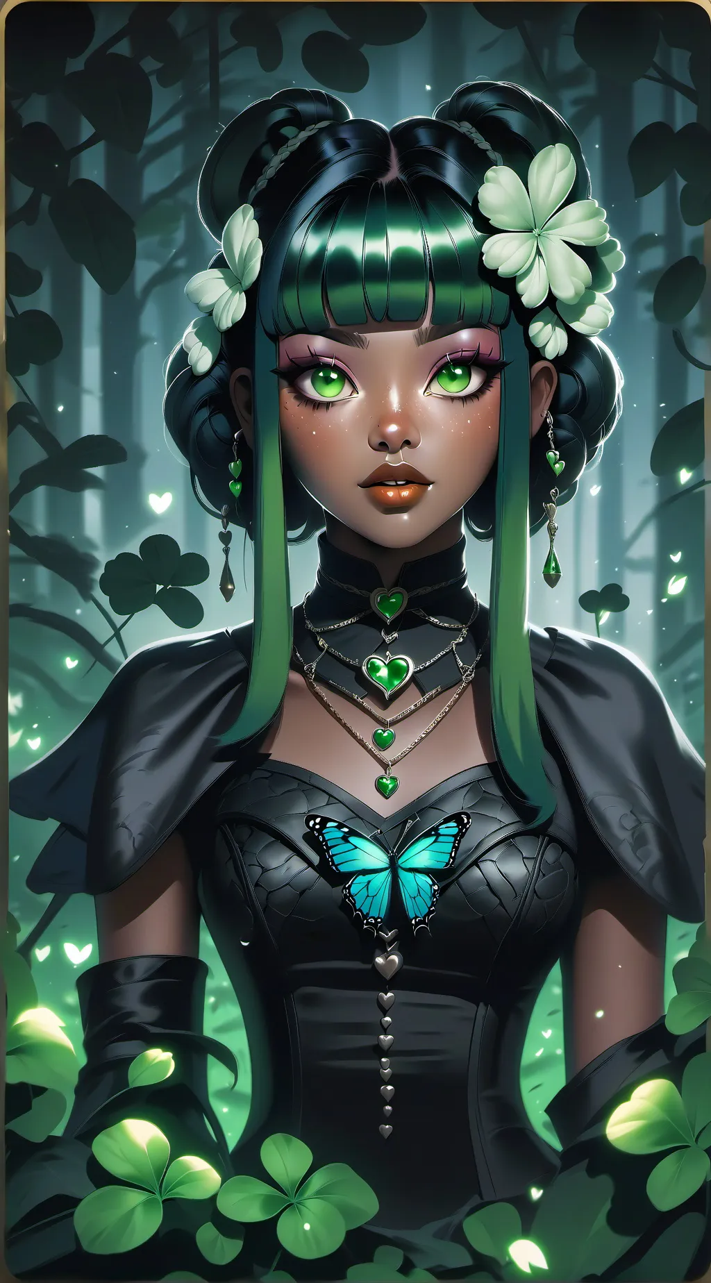 ai character: Lágrimas background