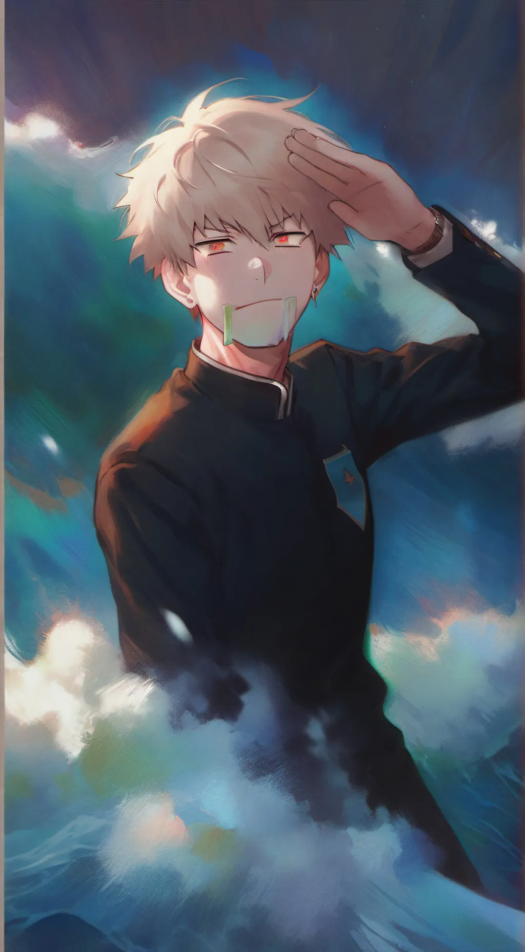ai character: soft bakugo background