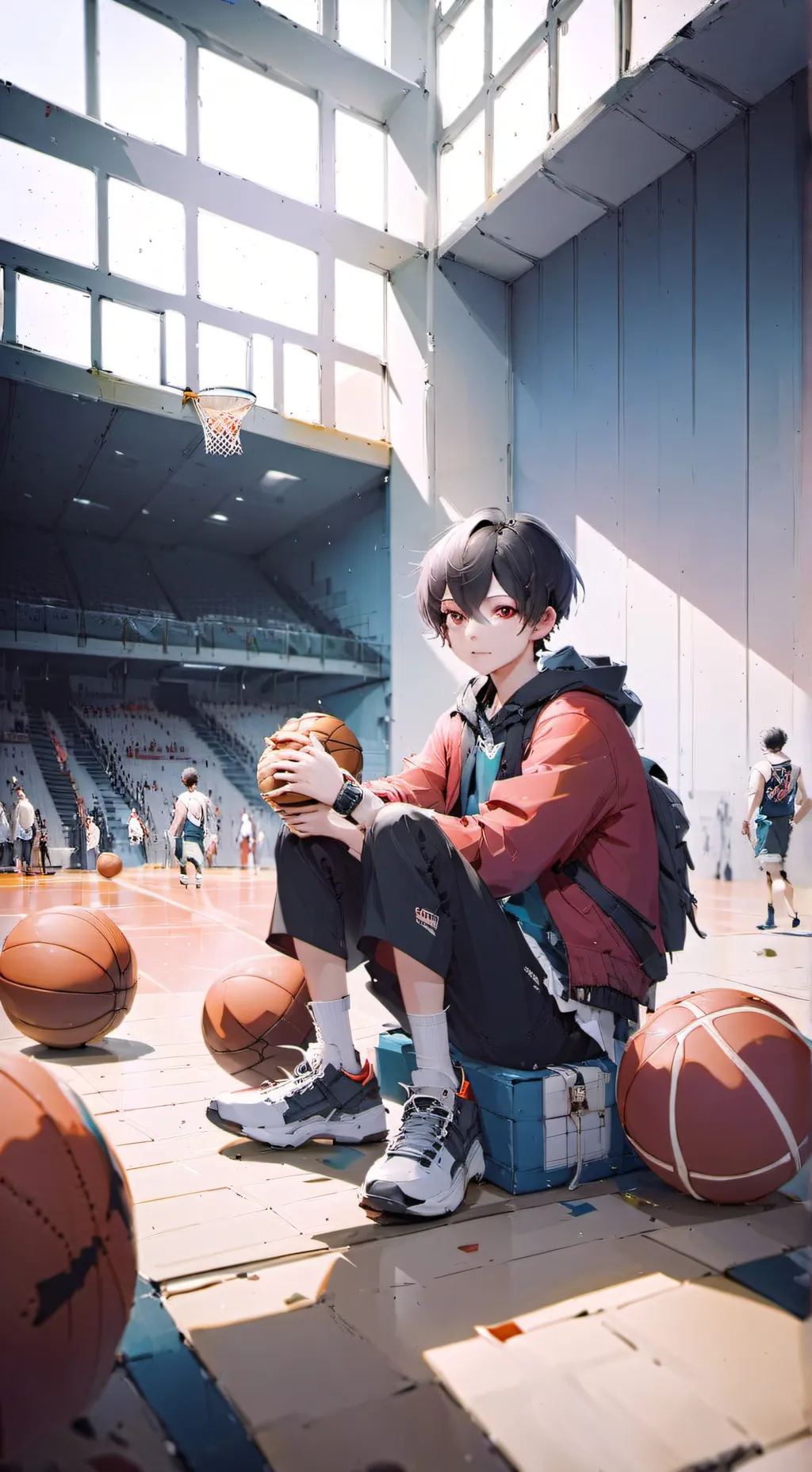 ai character: Heeseung  background