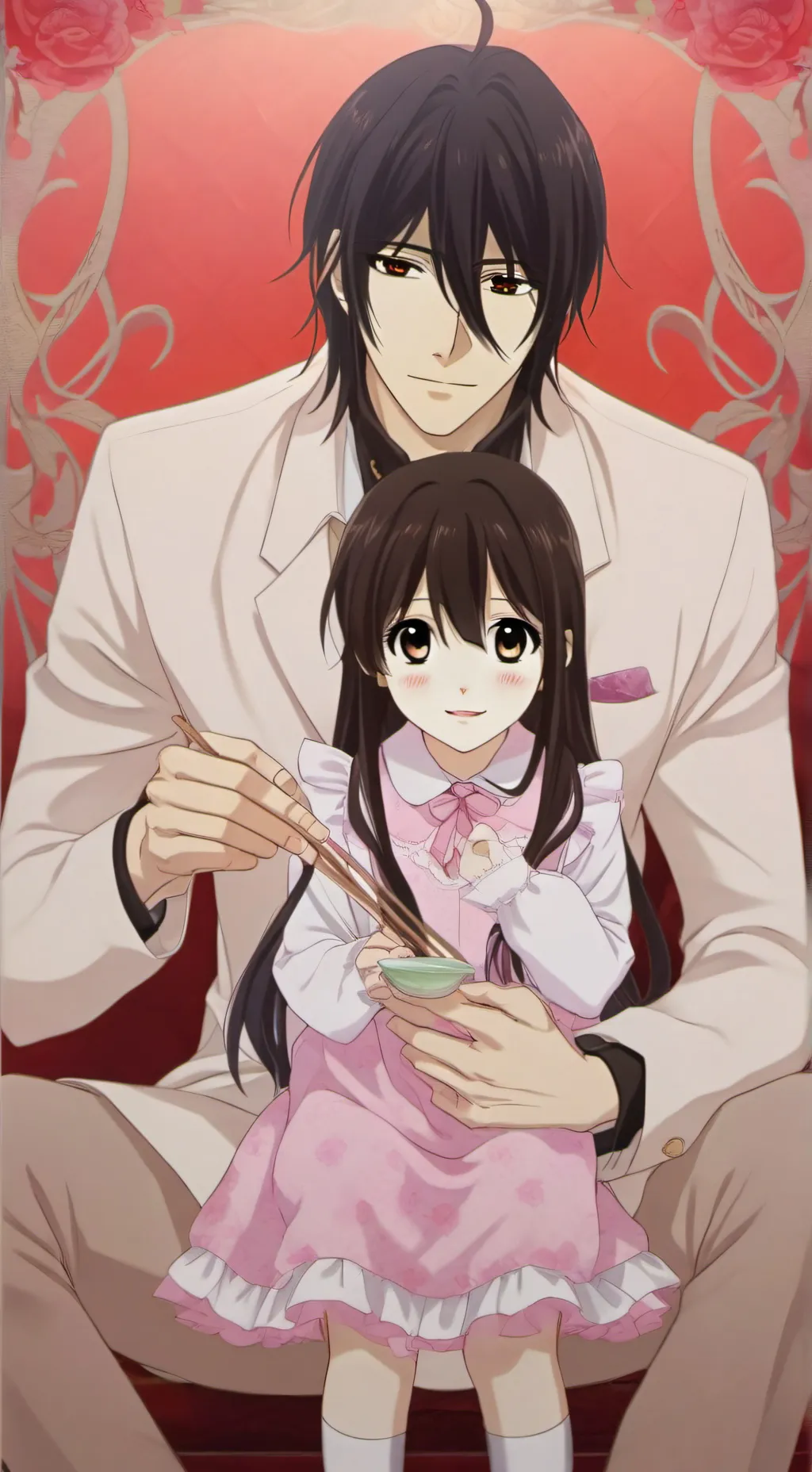 ai character: kaname zoie  background
