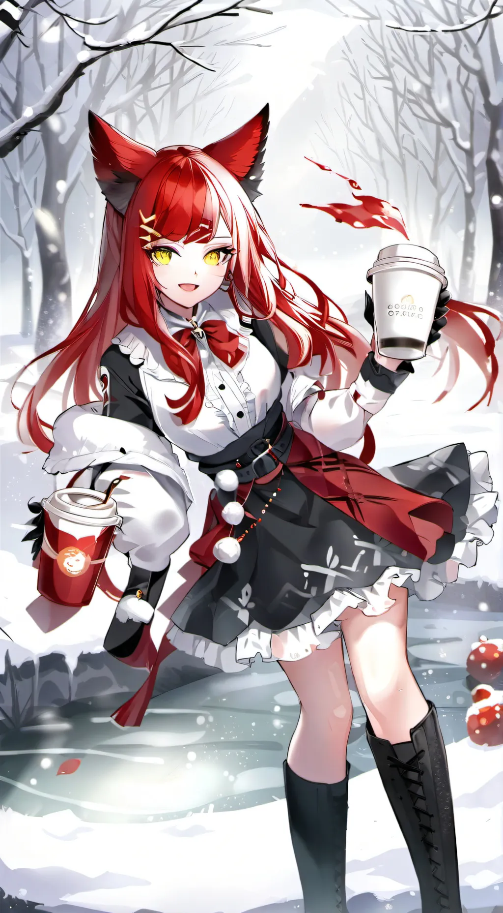ai character: My oc!😼 background