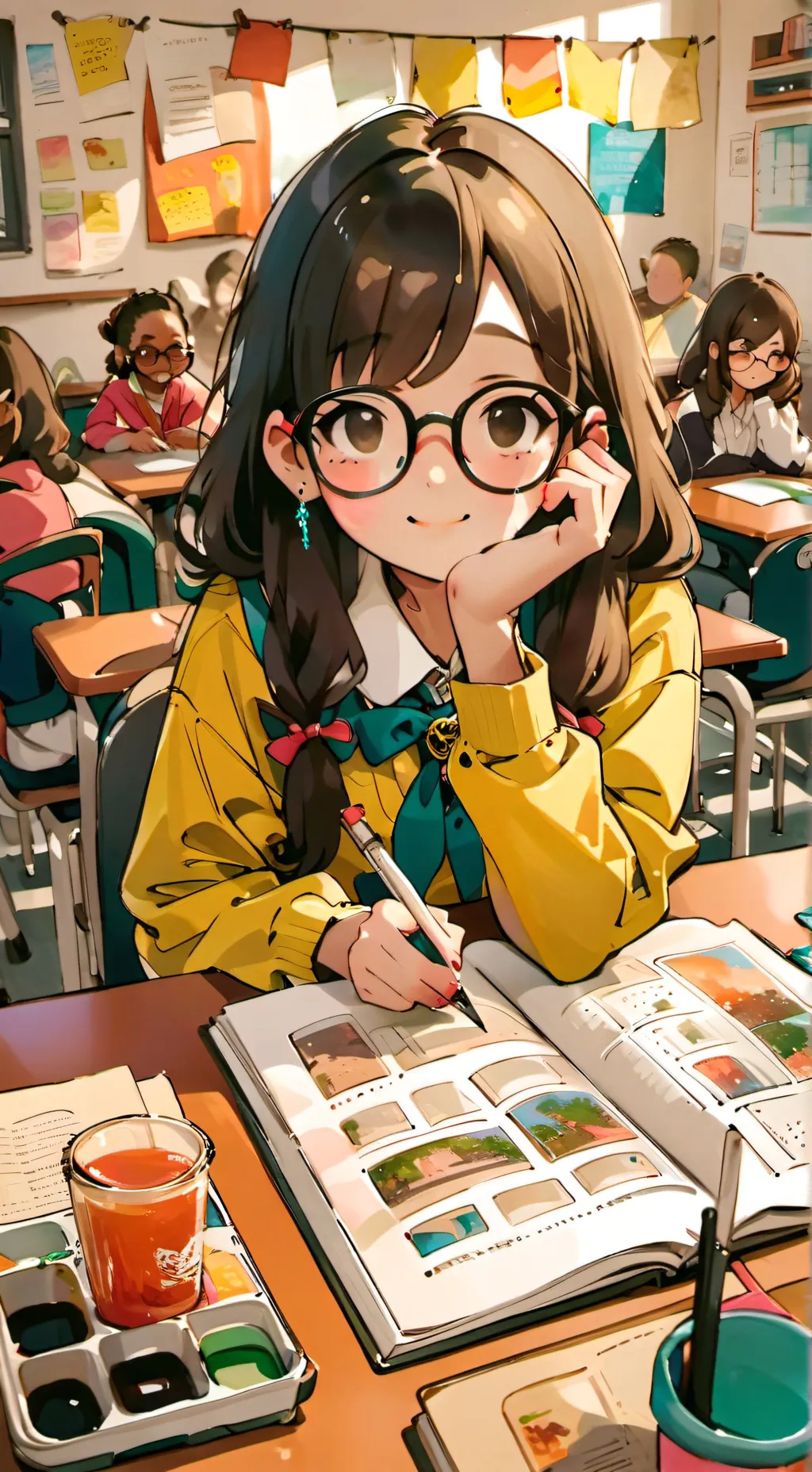 ai character: Smart Questions background