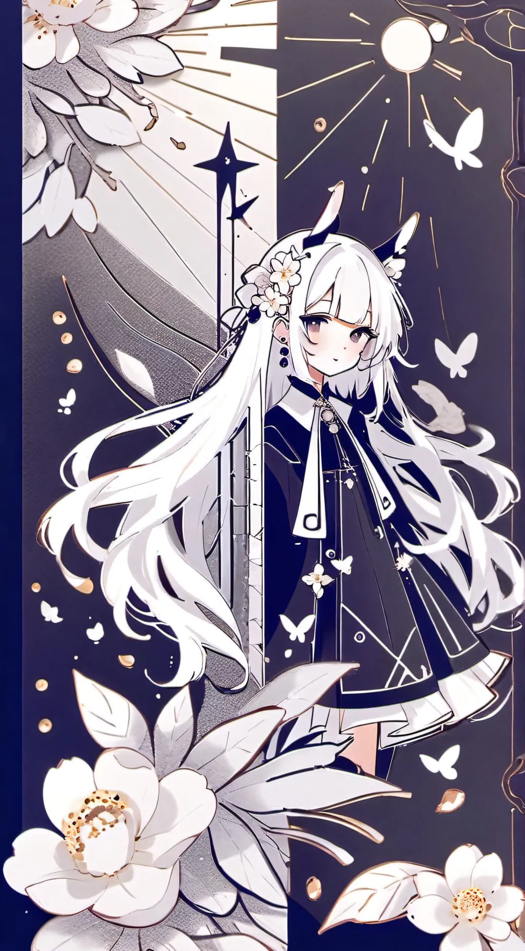 ai character: Lilas background