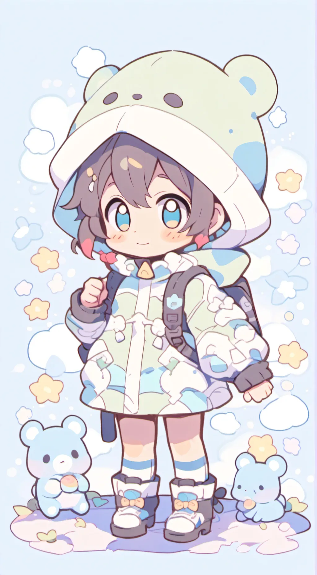 ai character: Chippy background
