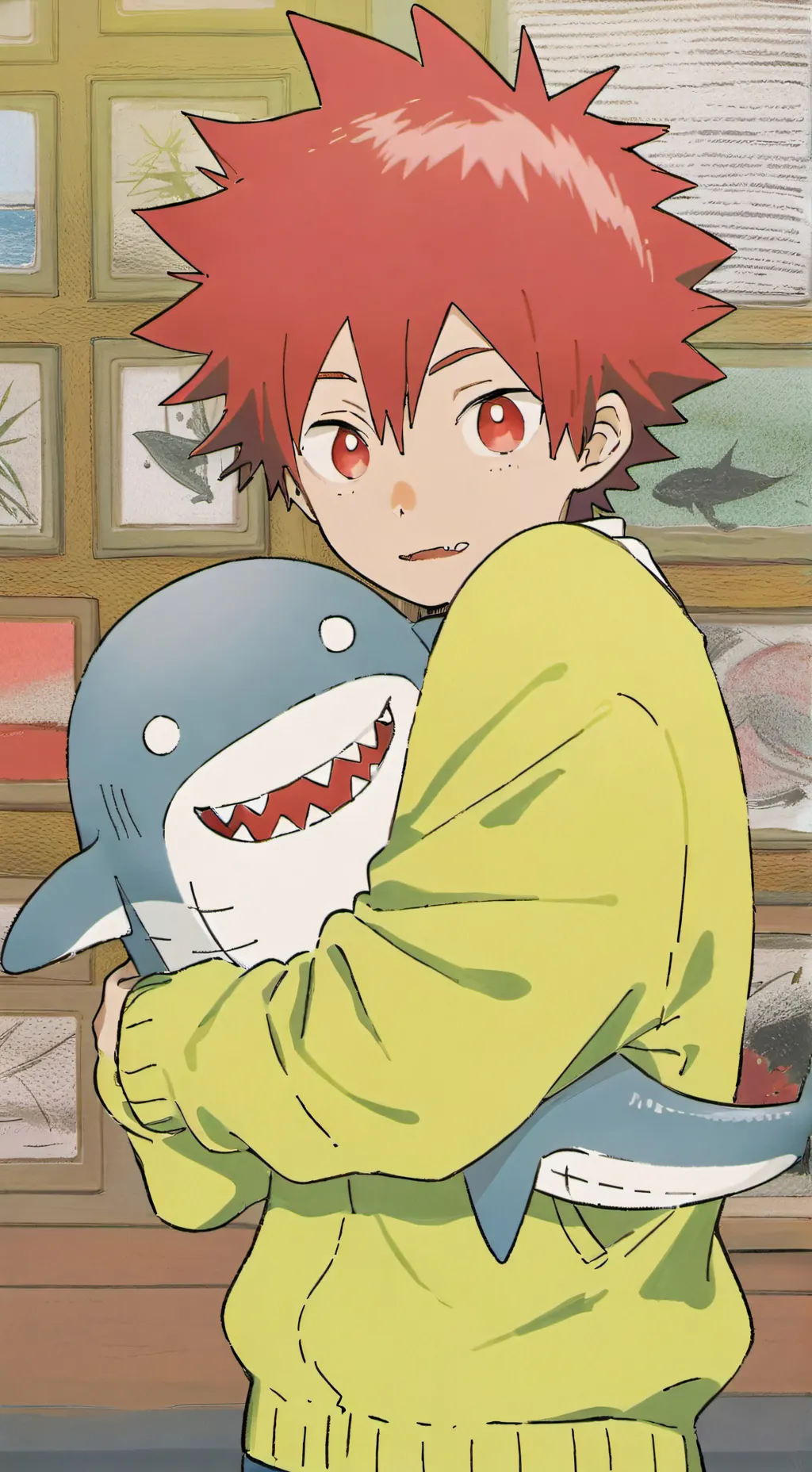 ai character: kirishima background