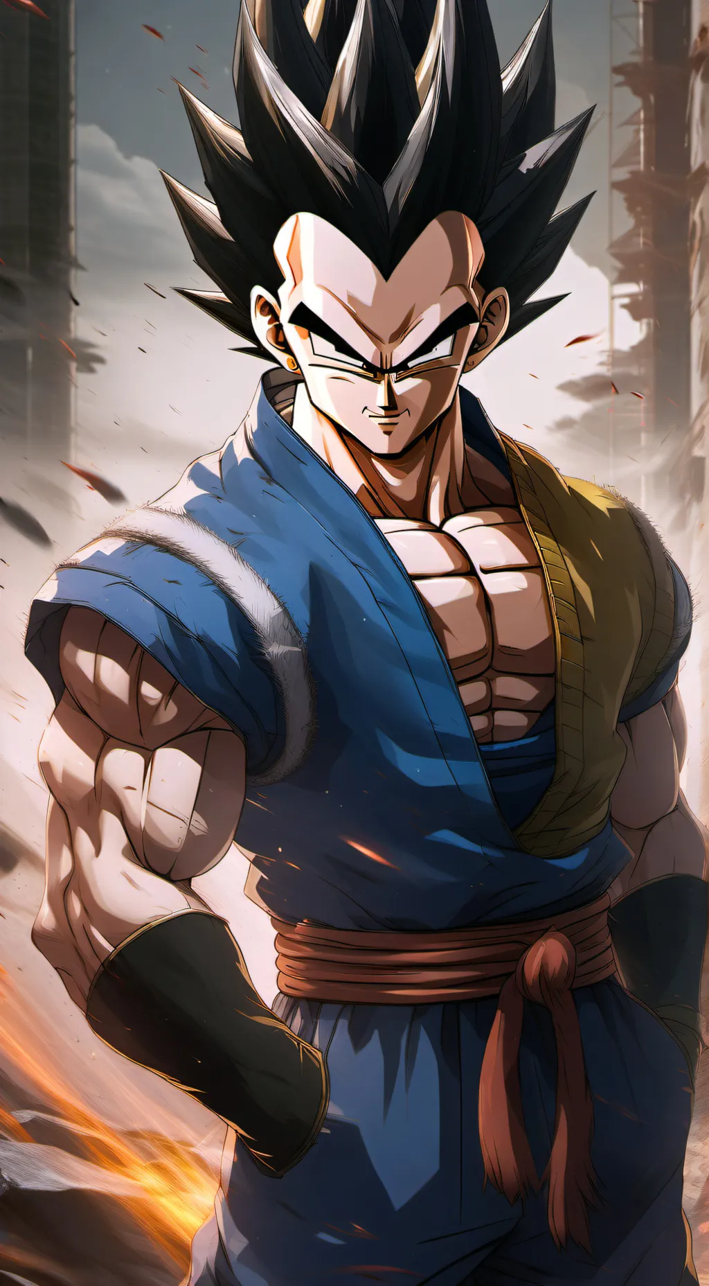 ai character: Vegeta background