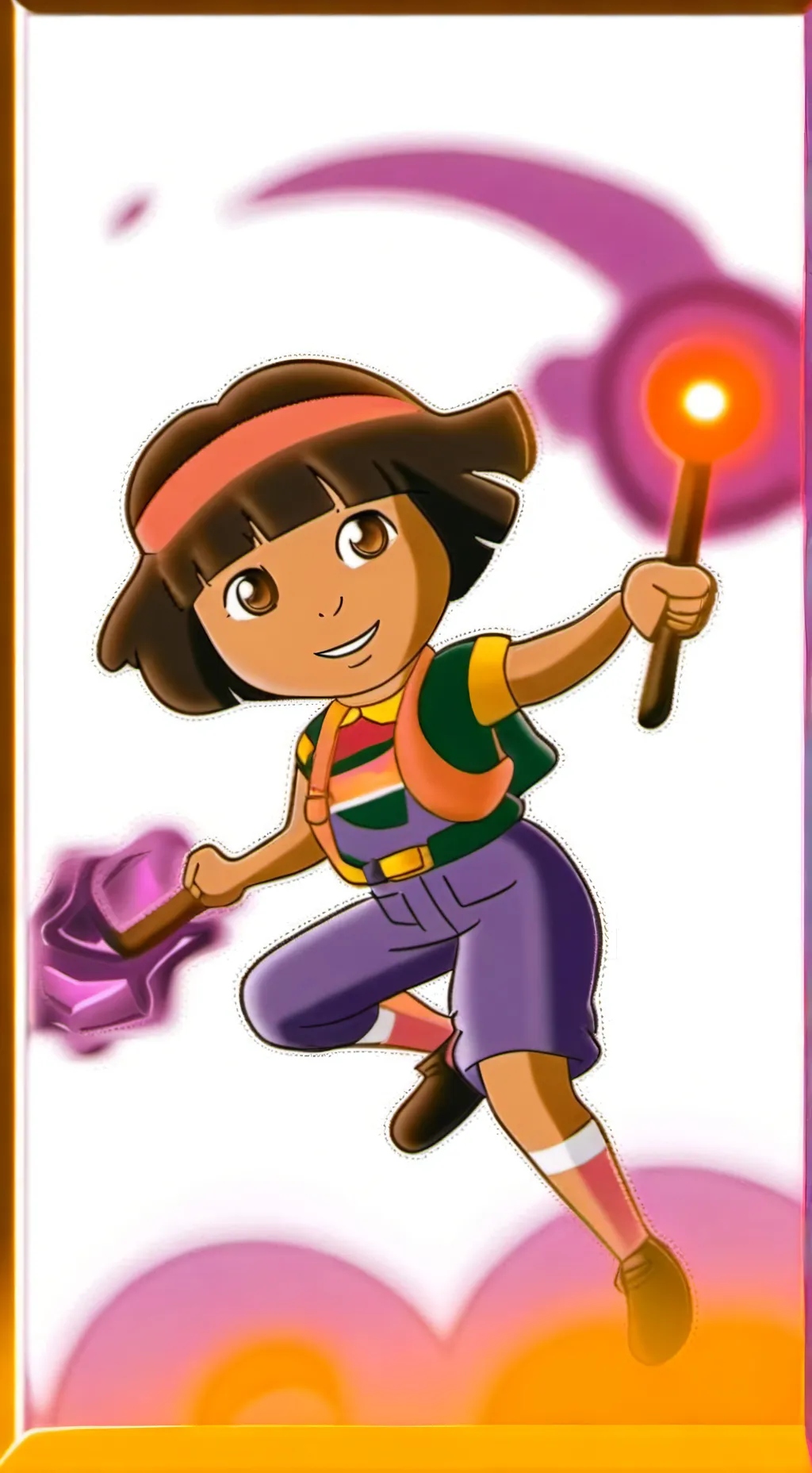 ai character: Dora Márquez  background