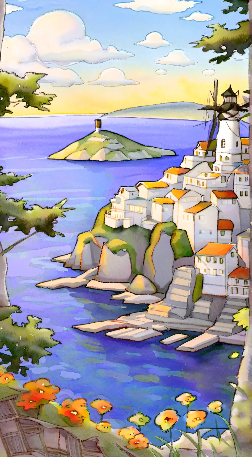 ai character: brainrot italian background