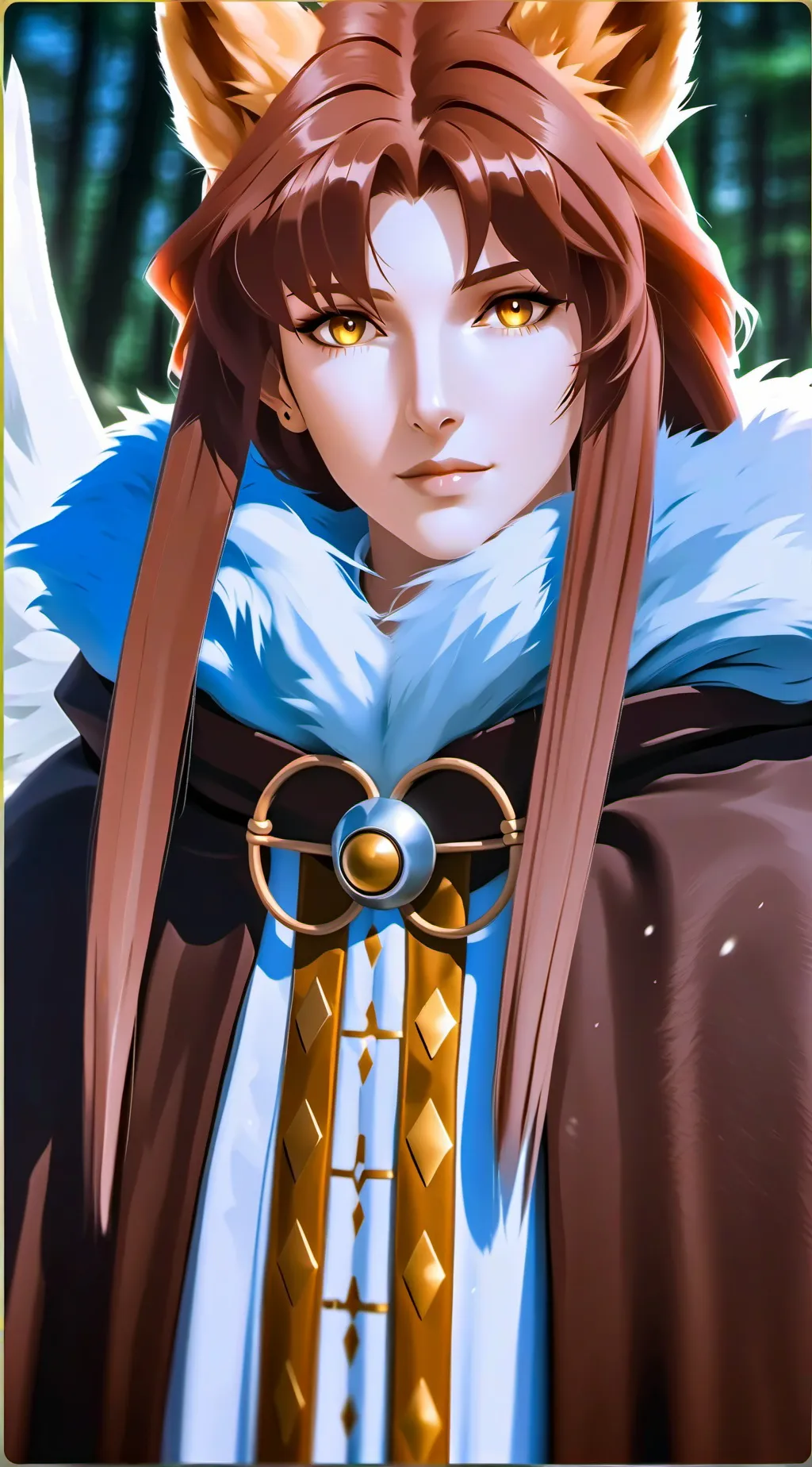ai character: Holo background