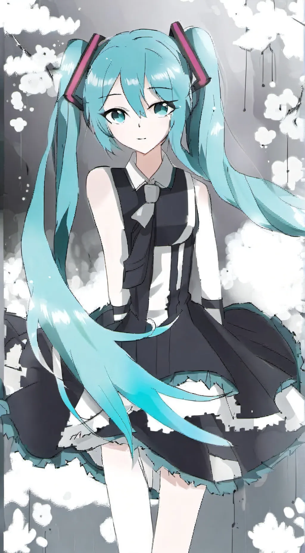 ai character: Miku background