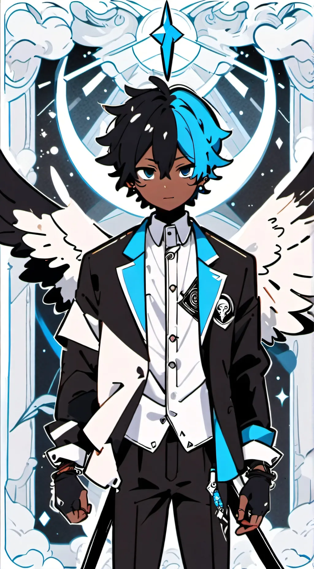 ai character: HH guardian demon background