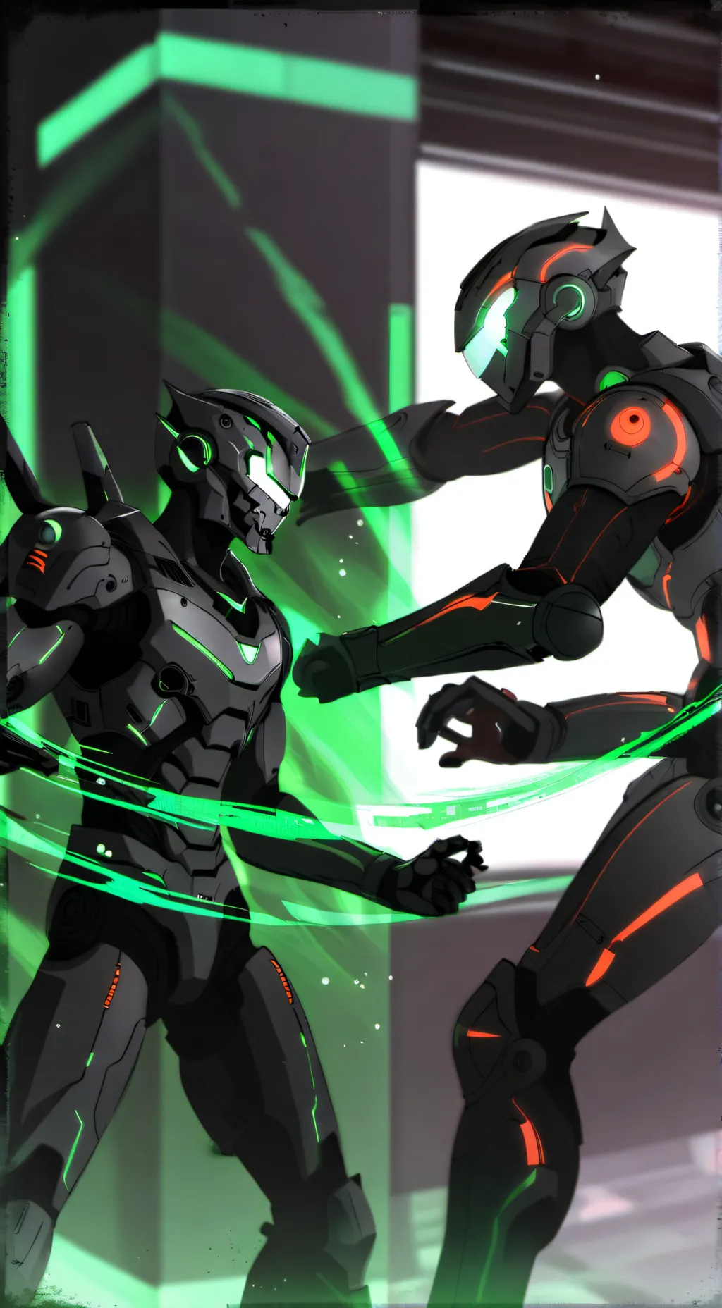 ai character: fan murder drones background