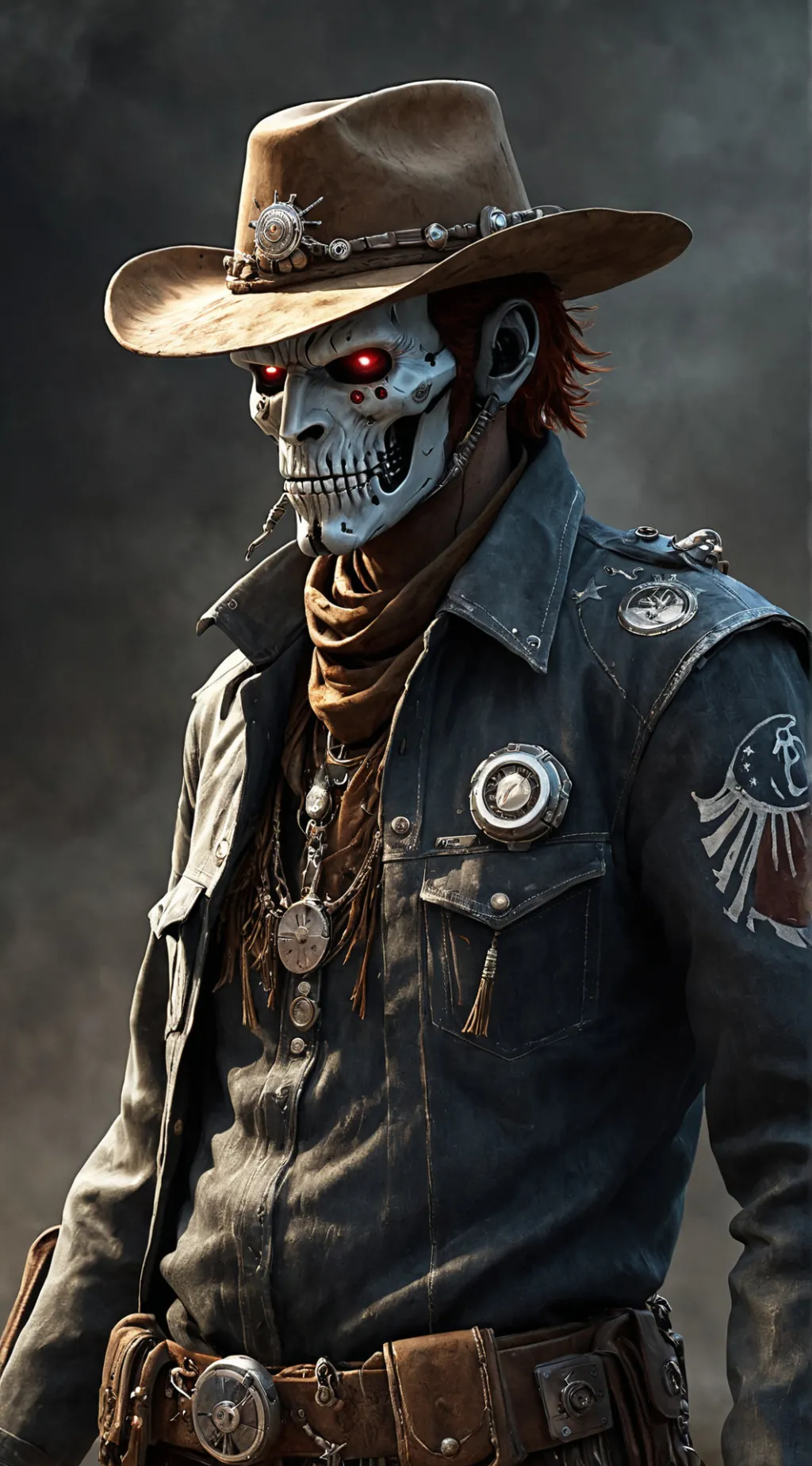 ai character: Désert dead background