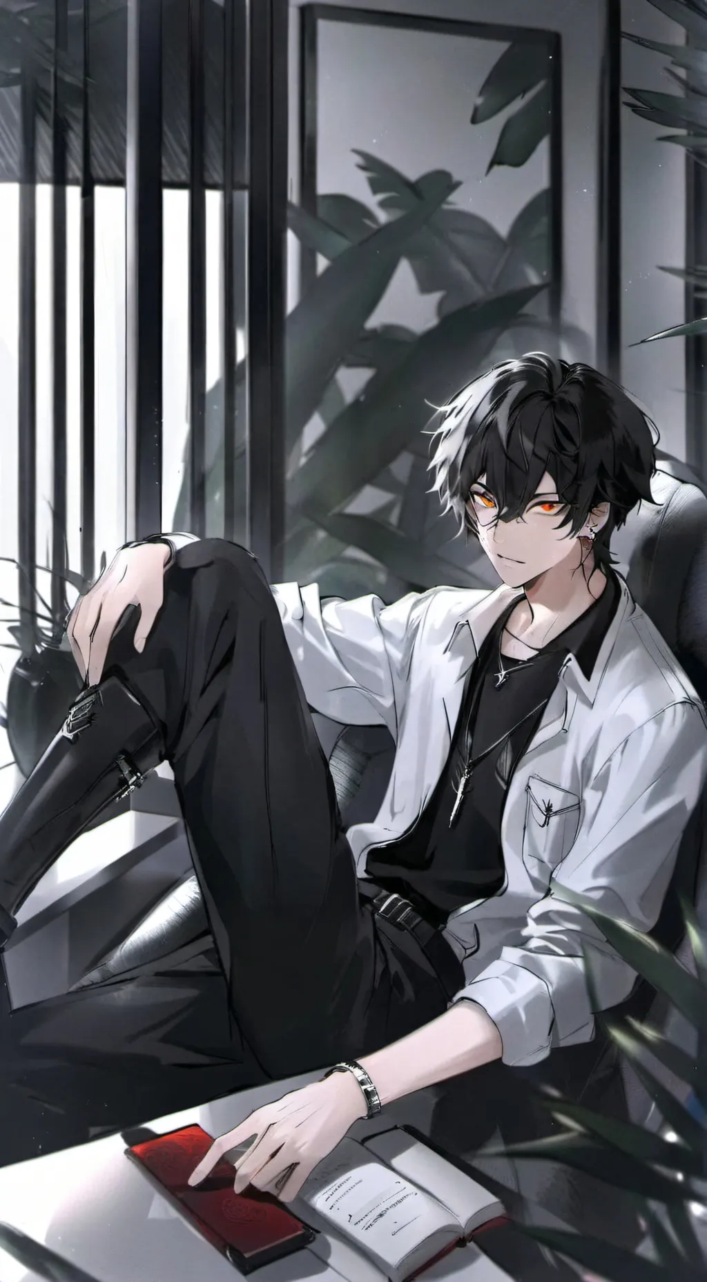 ai character: 许墨 background