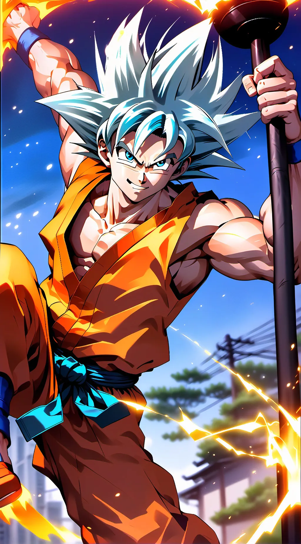ai character: Goku background