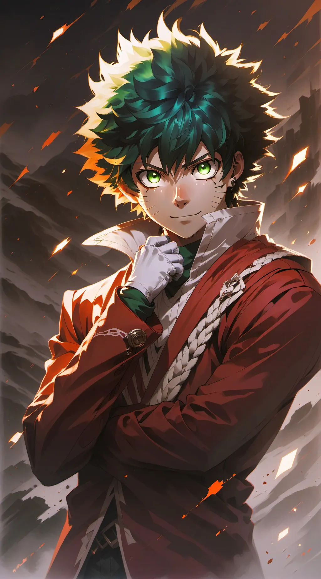 ai character: mha ghostface  background