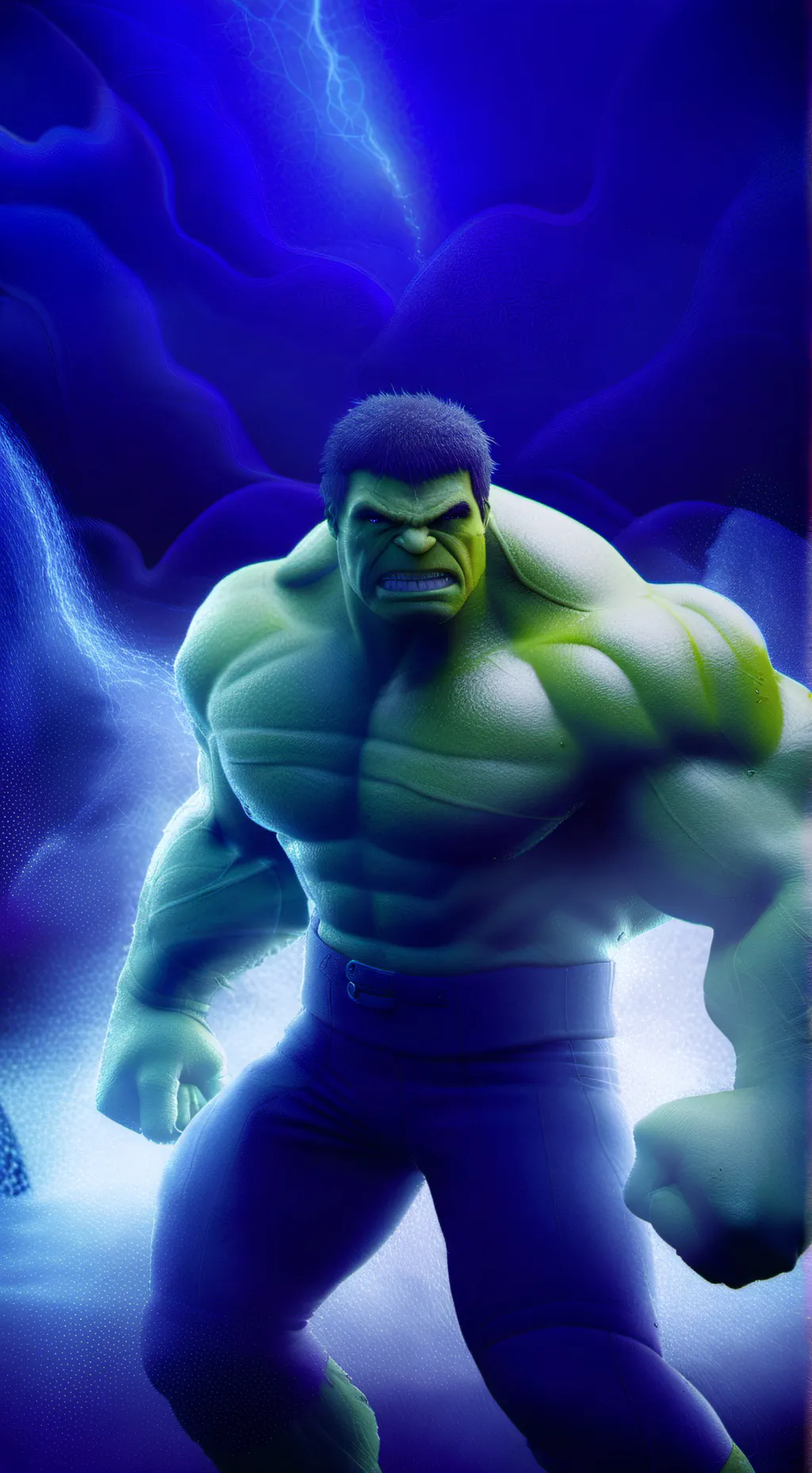 ai character: Hulk background