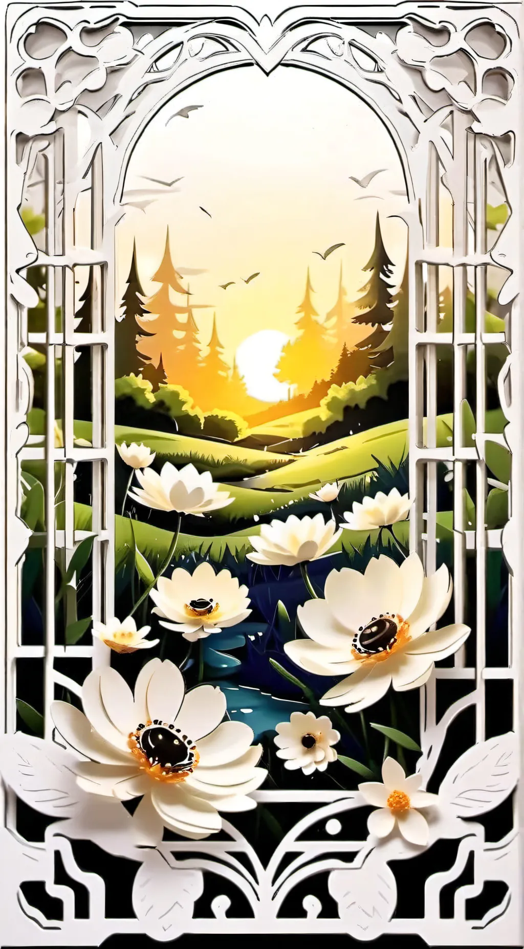 ai character: SKZ FOREST  background
