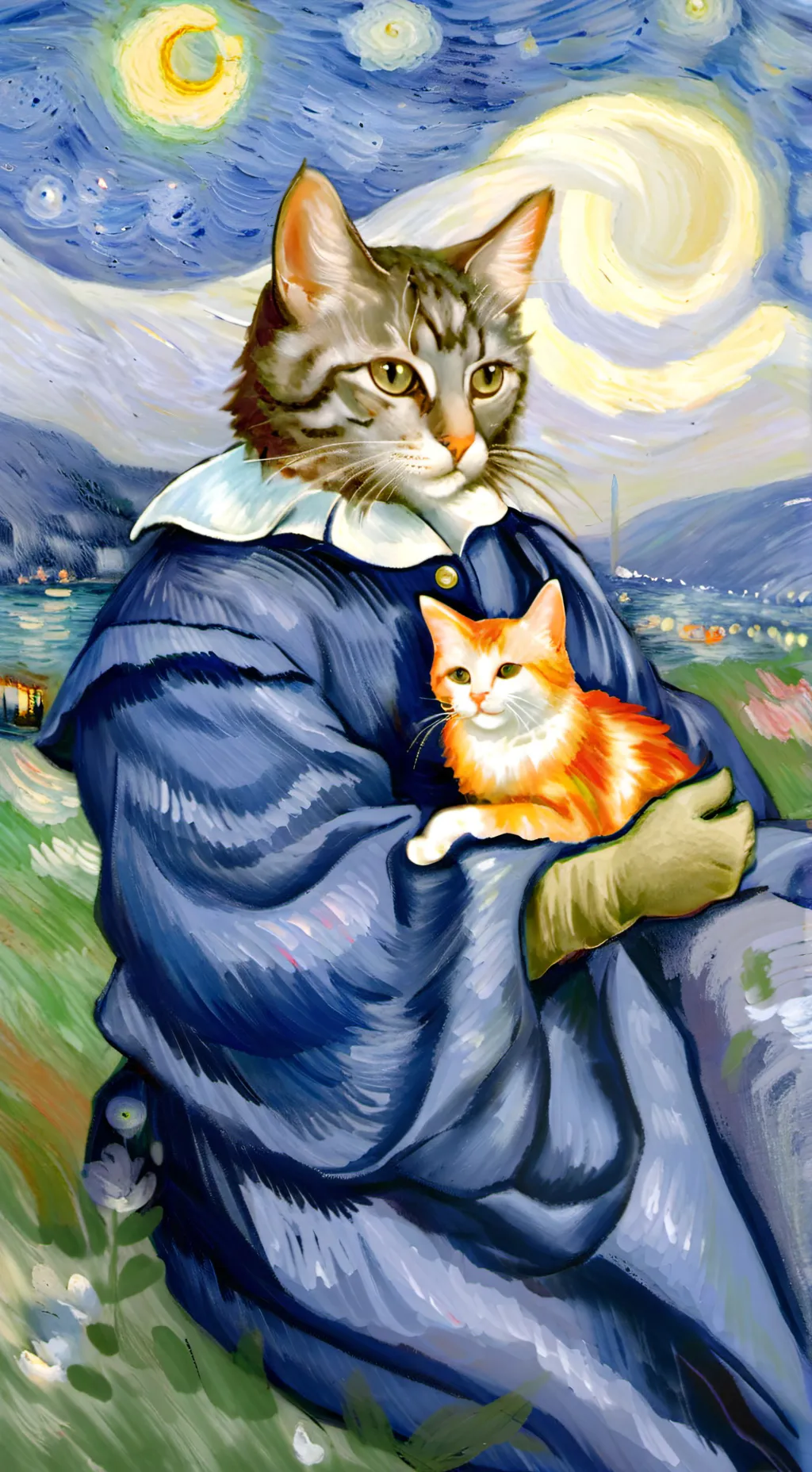 ai character: Il tuo gatto background