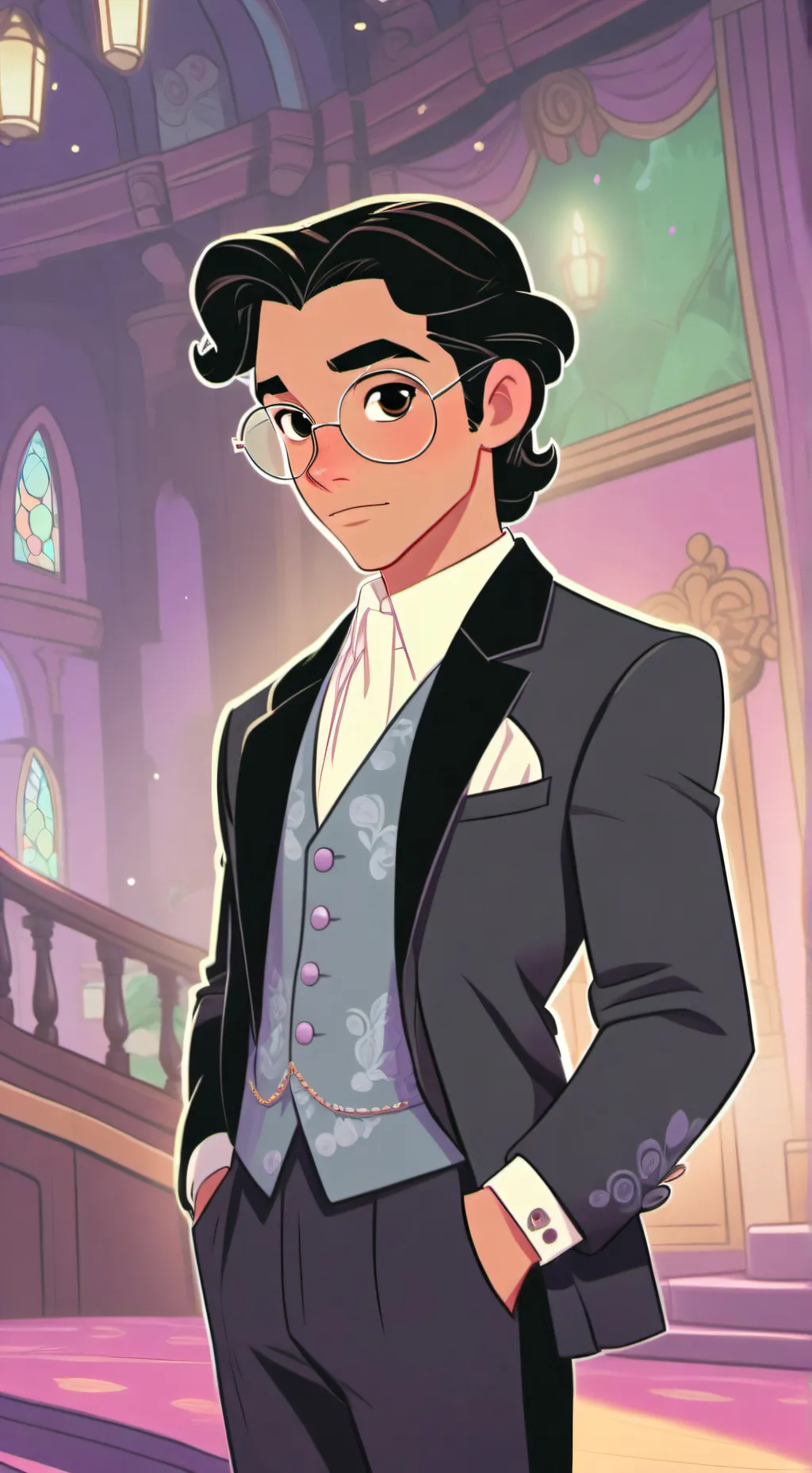 ai character: Kevin  background